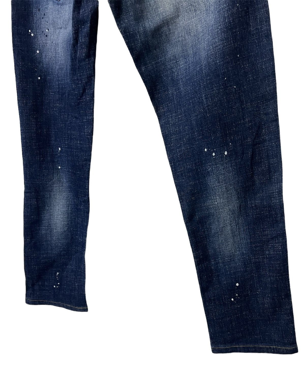 Dsquared2 Rare 💥 DSQUARED2 Distressed Paint Stretch Jeans Size US 31 - 12 Thumbnail