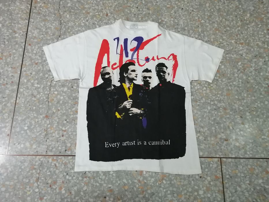 Vintage Original Vintage 90's U2 Achtung Baby T-Shirt | Grailed