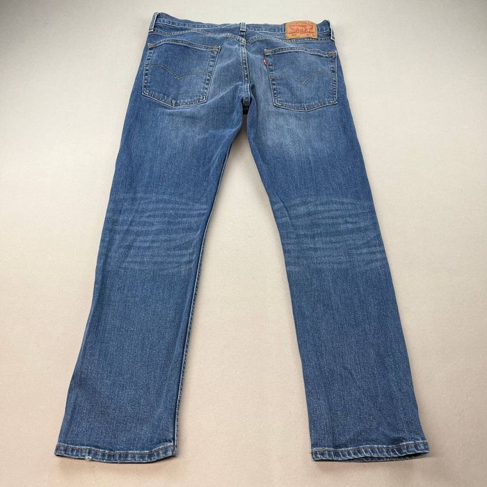 Levi's Levis 513 Jeans Mens 36x30 Blue Slim Straight Fit Stone Wash ...