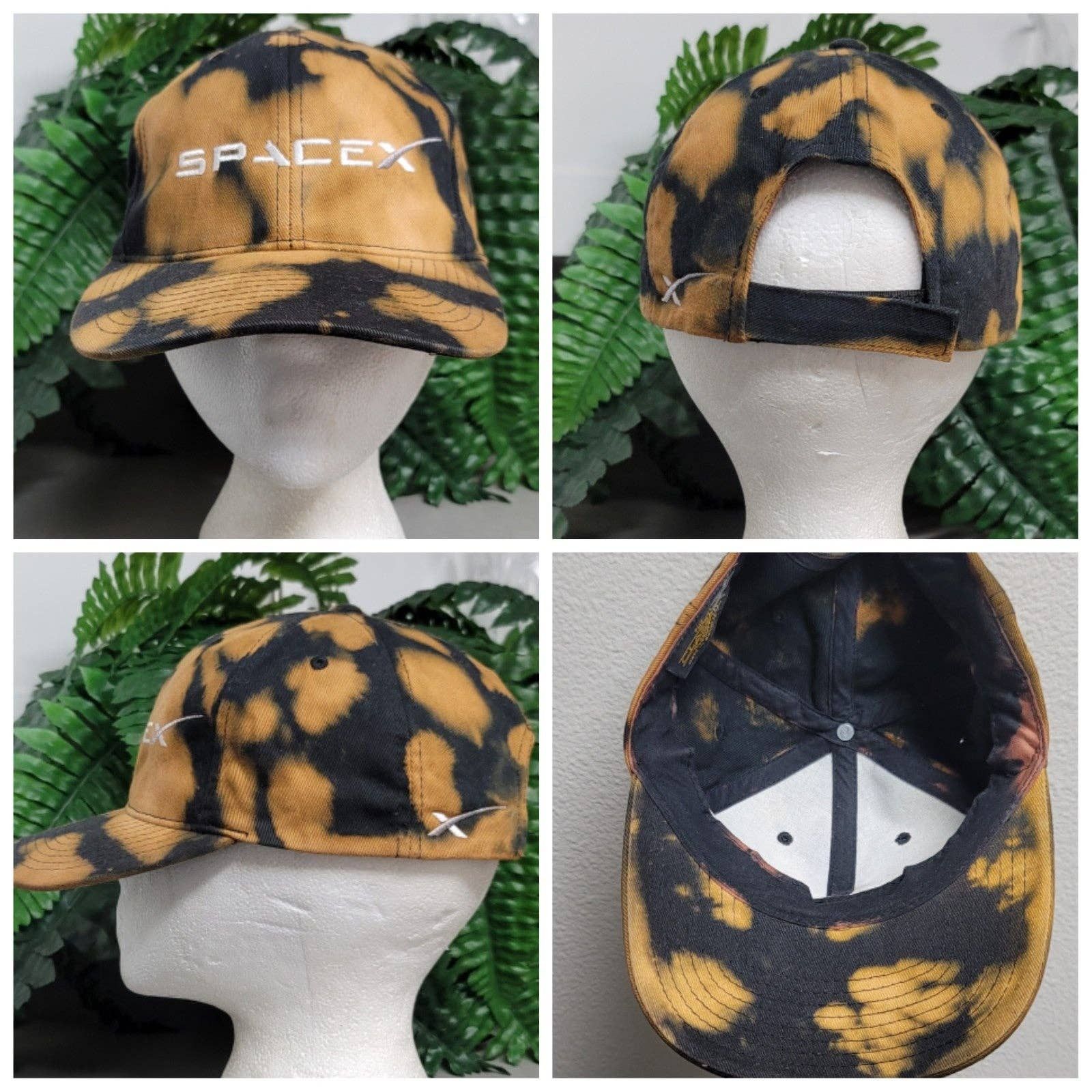 Other Space X Custom Bleach-dyed Hat | Grailed