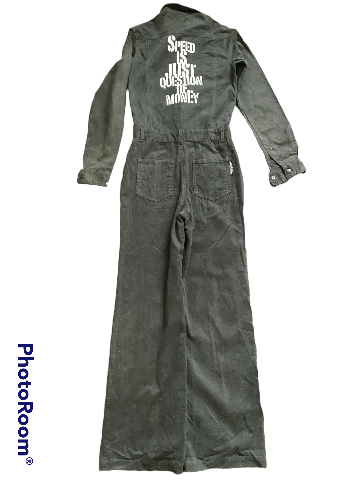 Japanese Brand CVA3 DAMNFLAPPER Racing Punk Girl Coverall Size US 27 - 1 Thumbnail