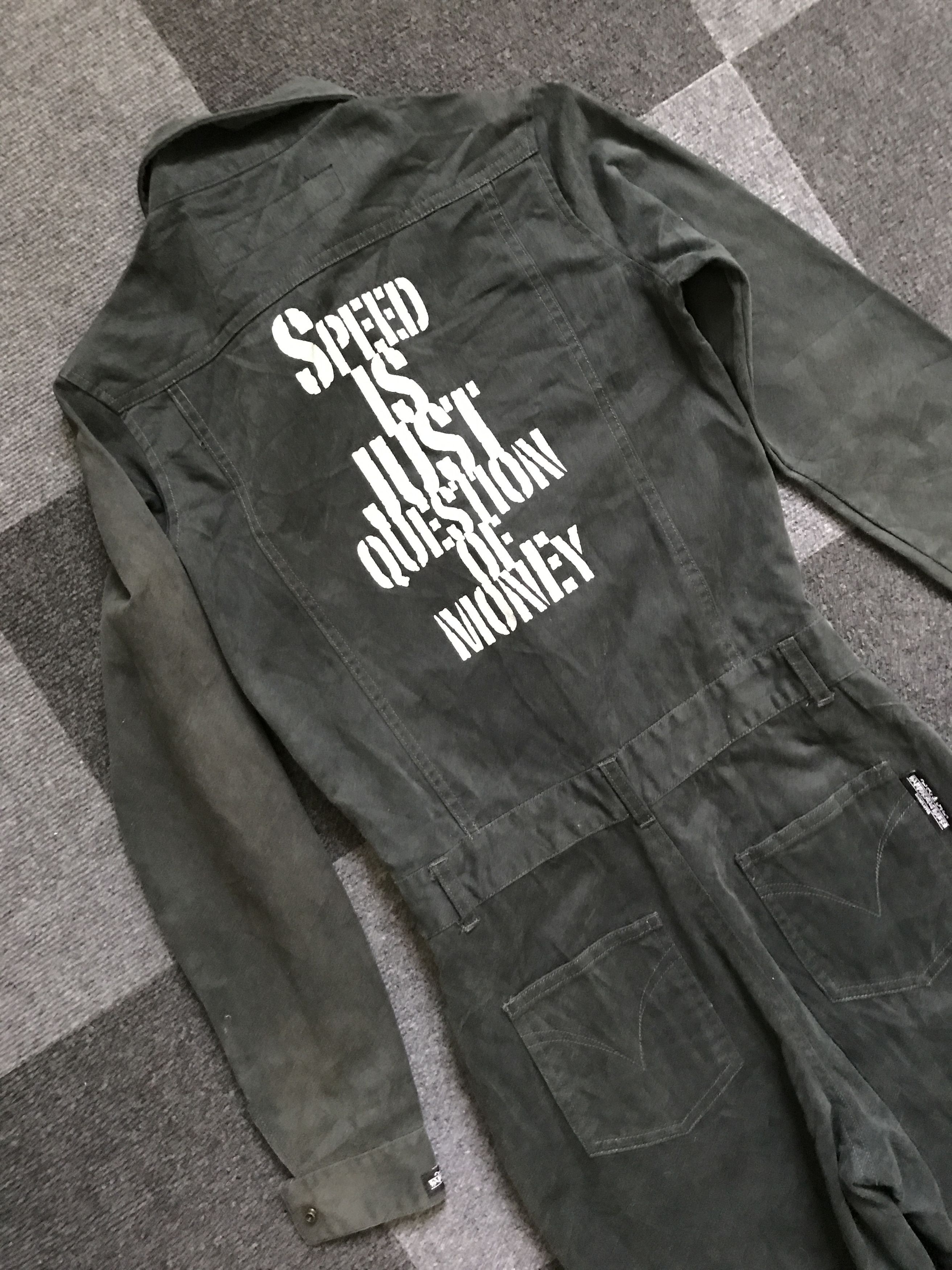 Japanese Brand CVA3 DAMNFLAPPER Racing Punk Girl Coverall Size US 27 - 3 Thumbnail