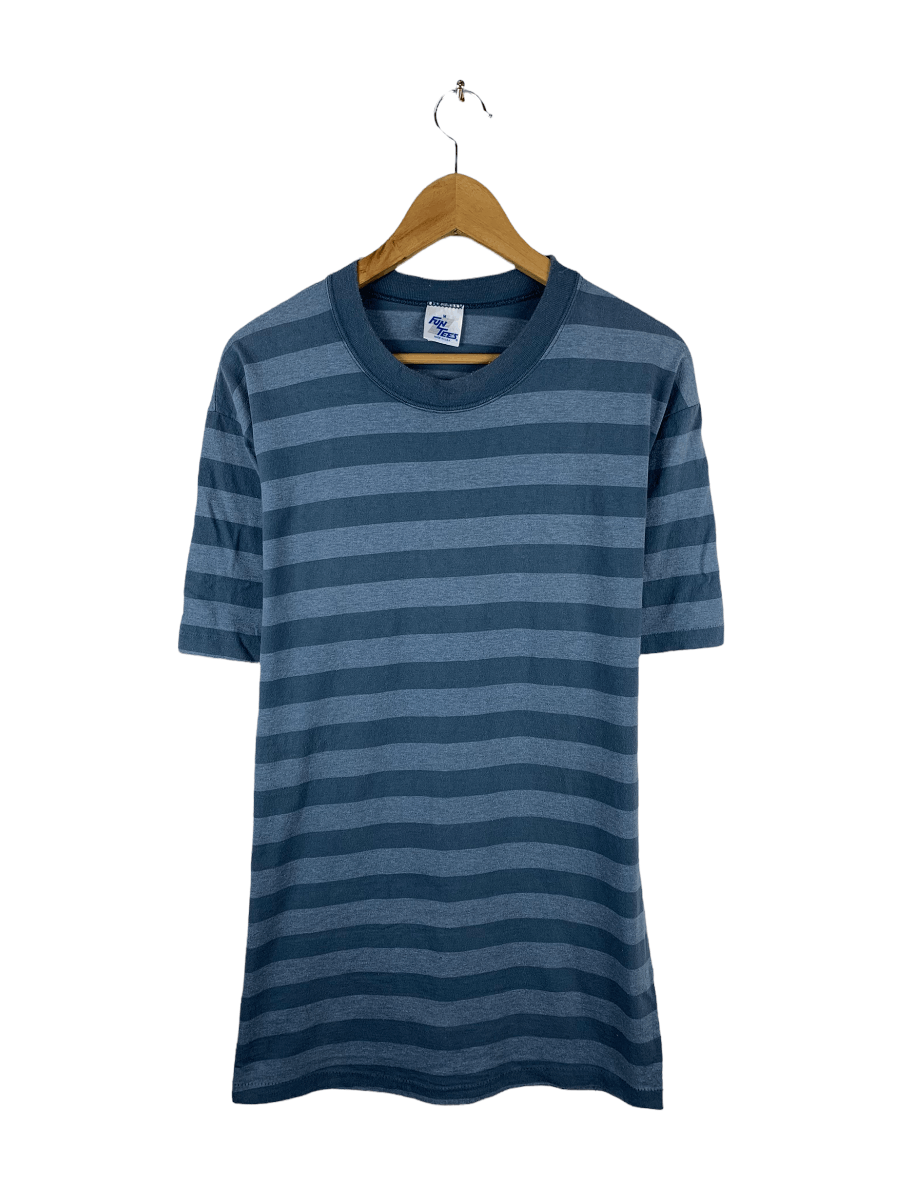 Vintage 🔥Vintage Fun Tees Stripes Tee Size US M / EU 48-50 / 2 - 1 Thumbnail