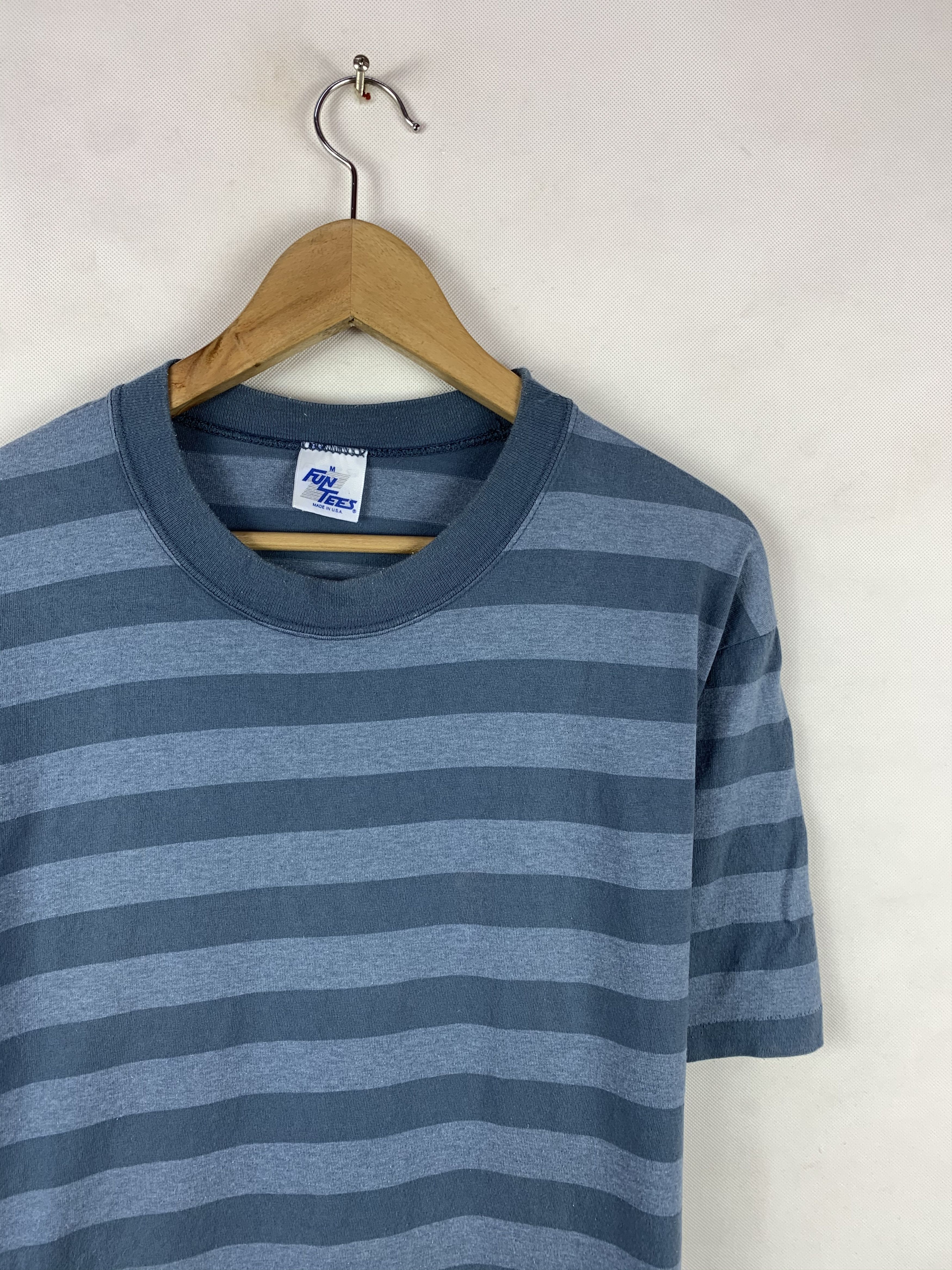 Vintage 🔥Vintage Fun Tees Stripes Tee Size US M / EU 48-50 / 2 - 2 Thumbnail
