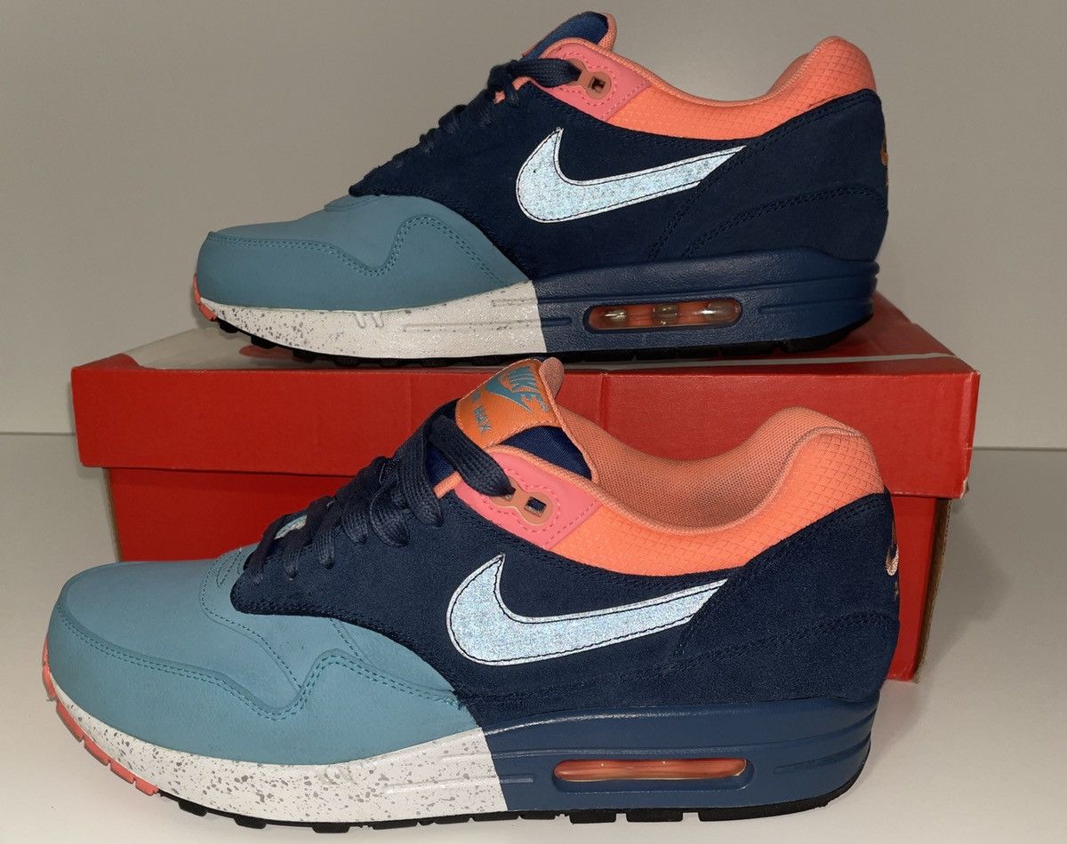 wmns air max 1 prm gamma grey metallic gold