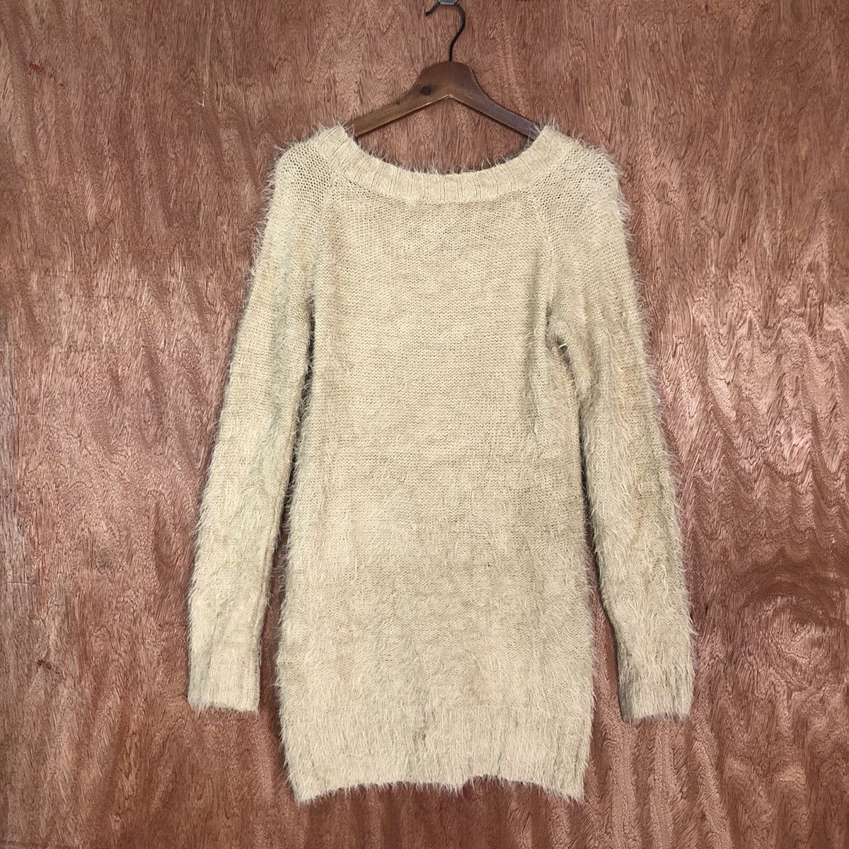 Japanese Brand Park Girl Brown Mohair Knitwear #0460 Size US M / EU 48-50 / 2 - 12 Thumbnail