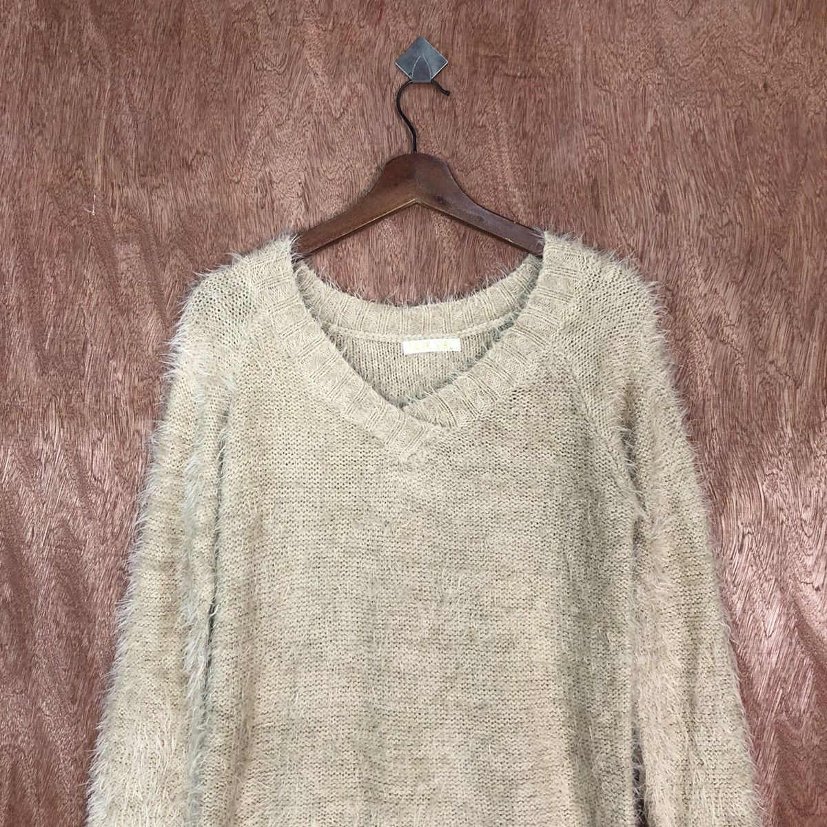 Japanese Brand Park Girl Brown Mohair Knitwear #0460 Size US M / EU 48-50 / 2 - 2 Thumbnail
