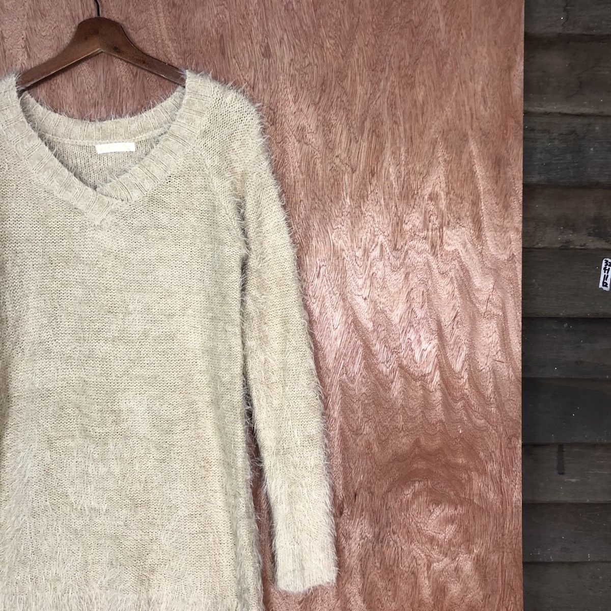 Japanese Brand Park Girl Brown Mohair Knitwear #0460 Size US M / EU 48-50 / 2 - 5 Thumbnail