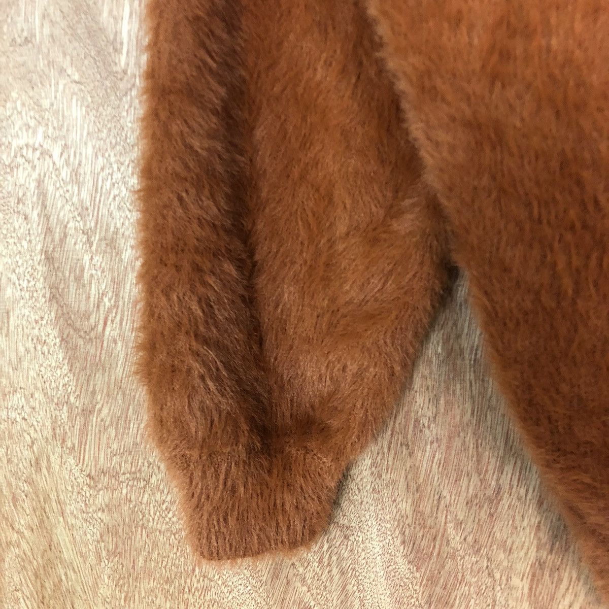 Homespun Knitwear × Japanese Brand Japan Brown Mohair Shag Shaggy Knitwear #0462 Size US M / EU 48-50 / 2 - 6 Thumbnail