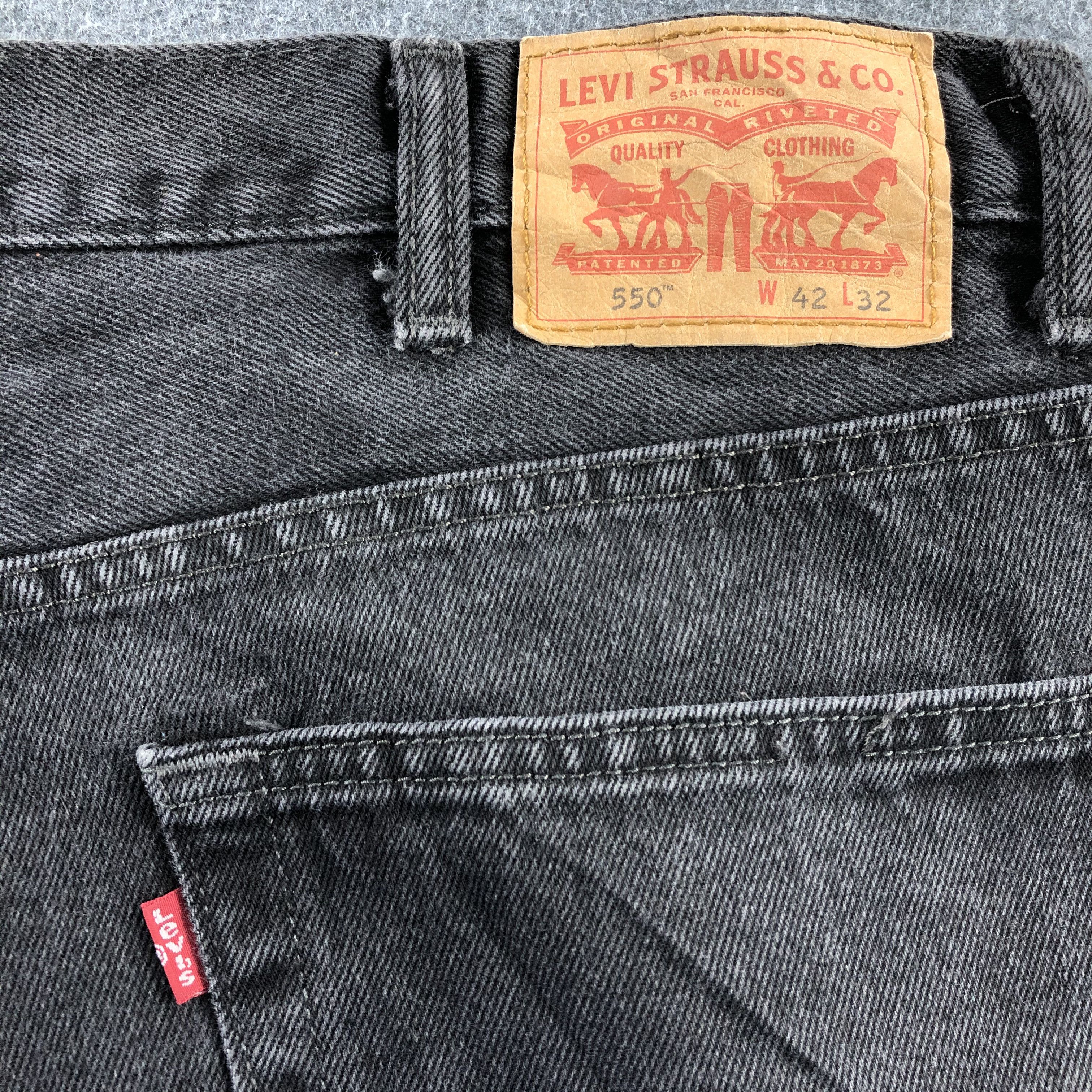 Levi's × Vintage Vintage Levis 550 Earth Tone Jeans-J1205 Size US 42 / EU 58 - 5 Thumbnail
