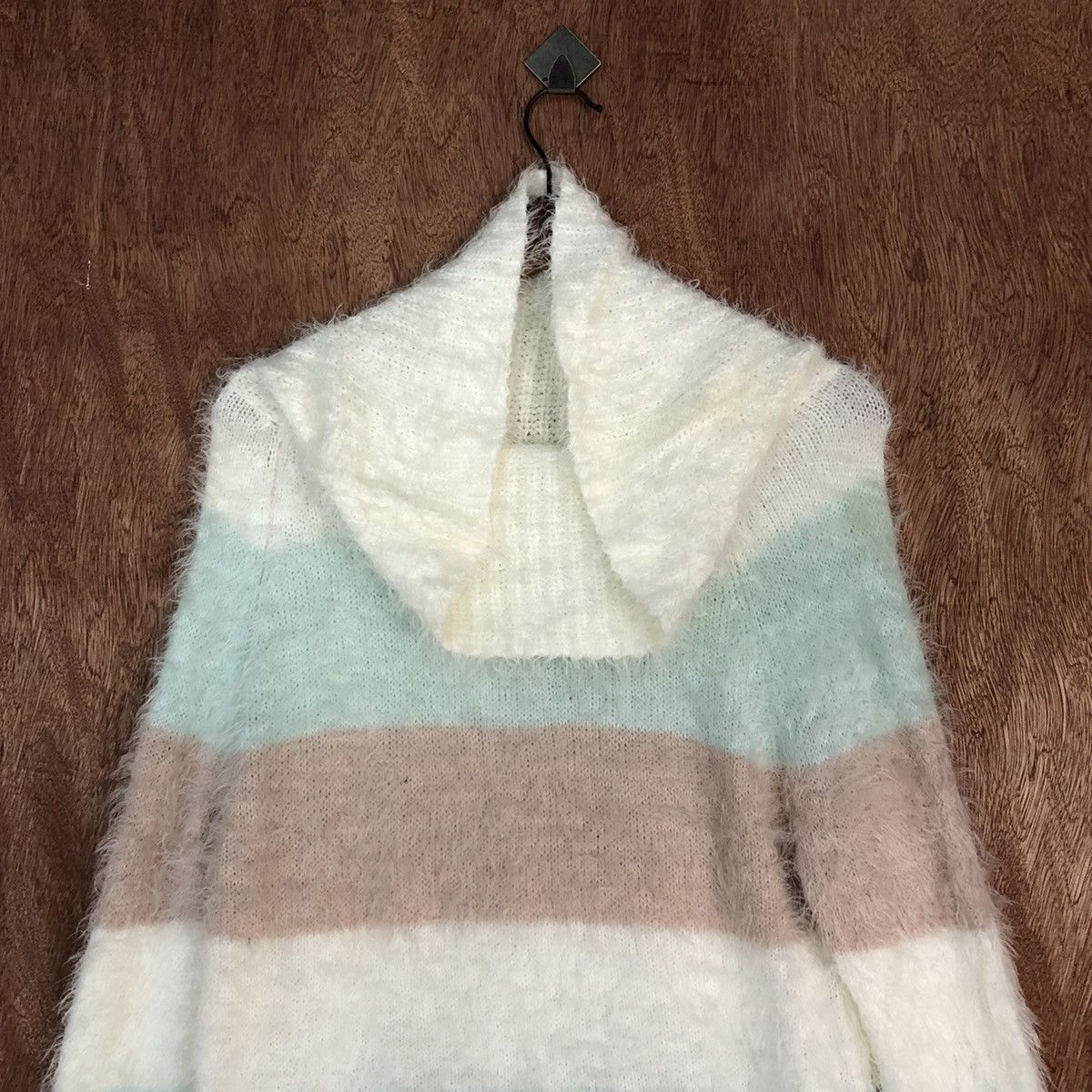 Homespun Knitwear × Japanese Brand Cecil Mc Bee Striped Mohair Knitwear sweater #0458 Size US M / EU 48-50 / 2 - 2 Thumbnail