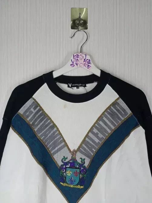 Giovanni Valentino Vintage Giovanni Valentino Italy Crewneck Sweatshirt Size US L / EU 52-54 / 3 - 1 Thumbnail