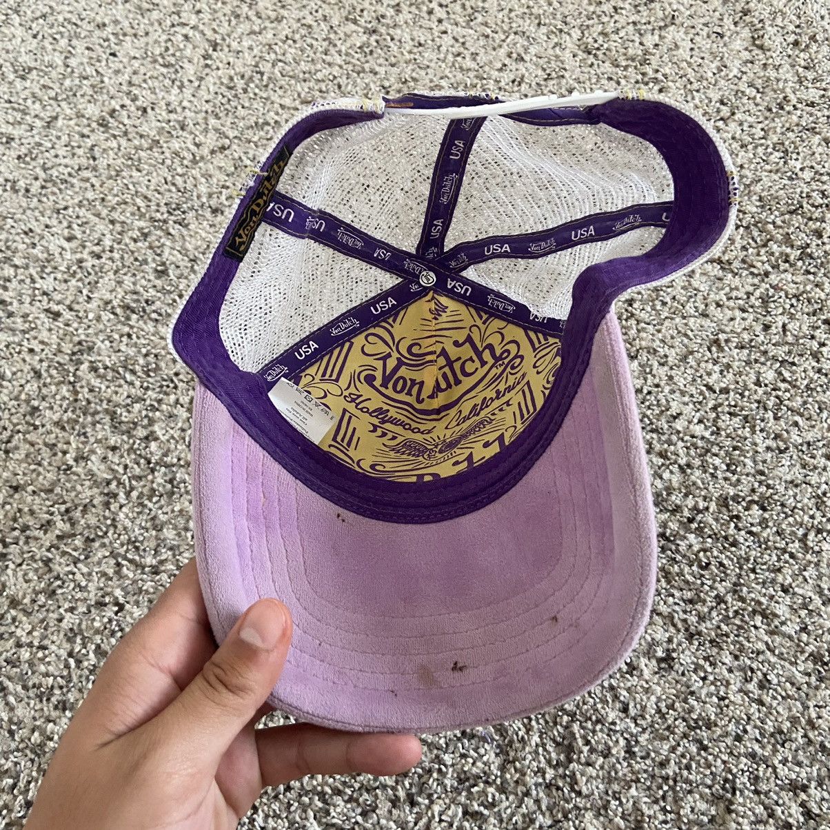 Vintage Von Dutch Pink Trucker Hat Size ONE SIZE - 6 Thumbnail