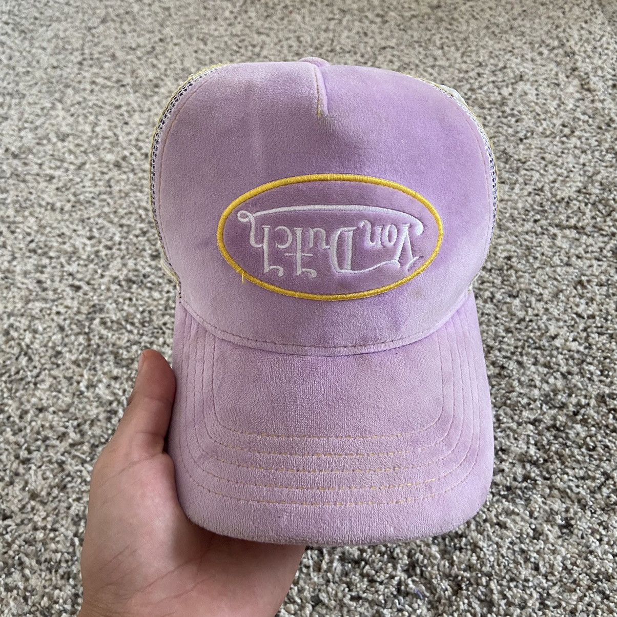 Vintage Von Dutch Pink Trucker Hat Size ONE SIZE - 10 Thumbnail