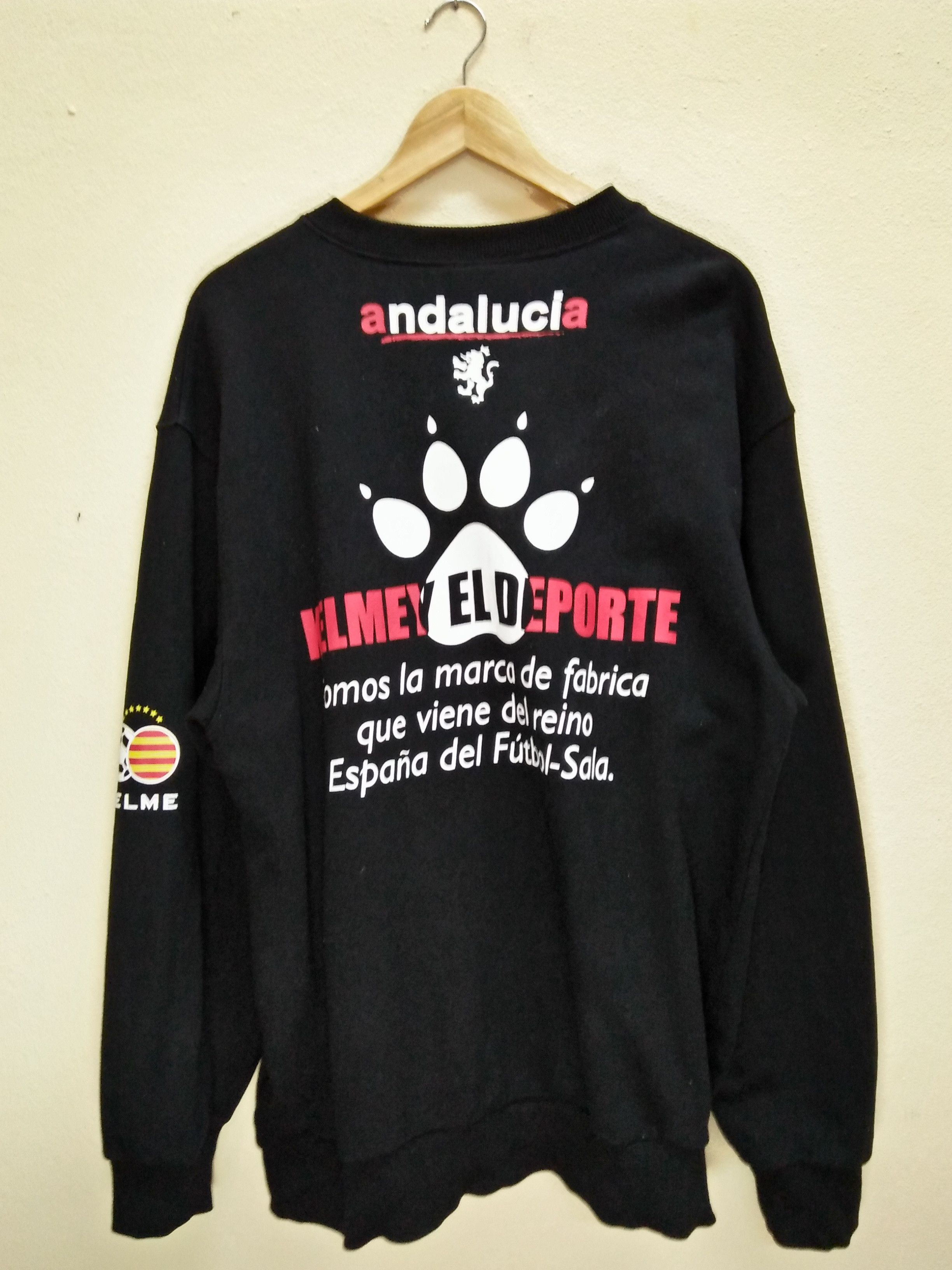 Other New Millennium Sports S.L. Kelme Andalucia Black Sweatshirt Size US XL / EU 56 / 4 - 2 Thumbnail