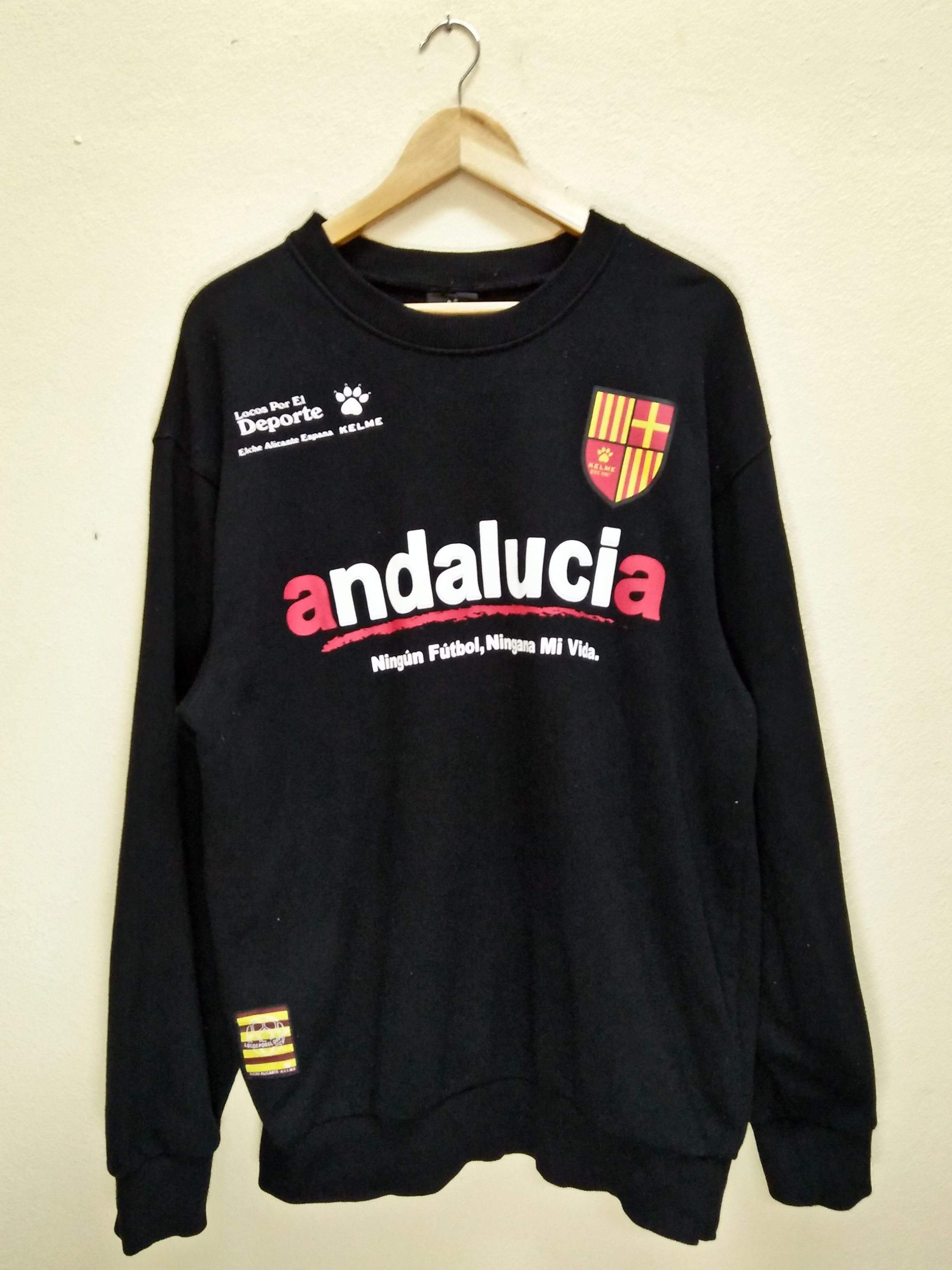 Other New Millennium Sports S.L. Kelme Andalucia Black Sweatshirt Size US XL / EU 56 / 4 - 1 Thumbnail