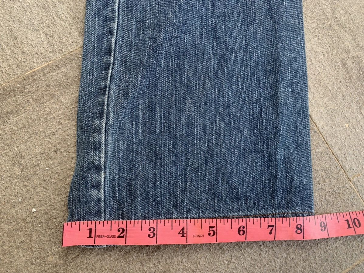 Japanese Brand Double Back Pocket Embroidered Koi Fish Denim Pants Size US 33 - 7 Thumbnail