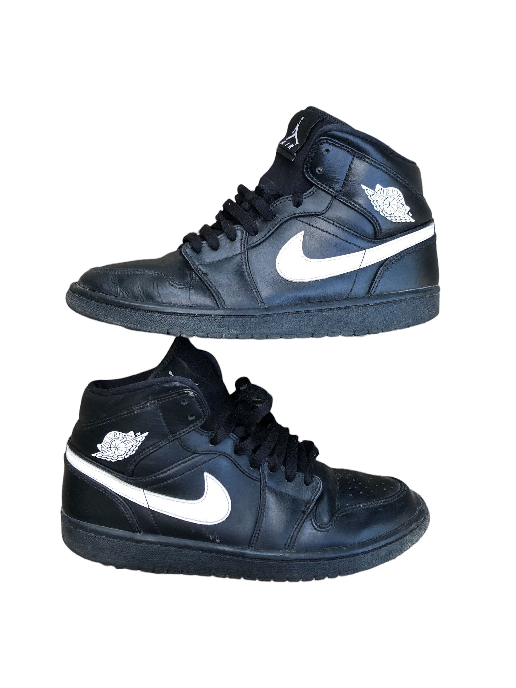 RARE Nike Air Jordan 1 Mid 'Speckle' Size 8.5 Black