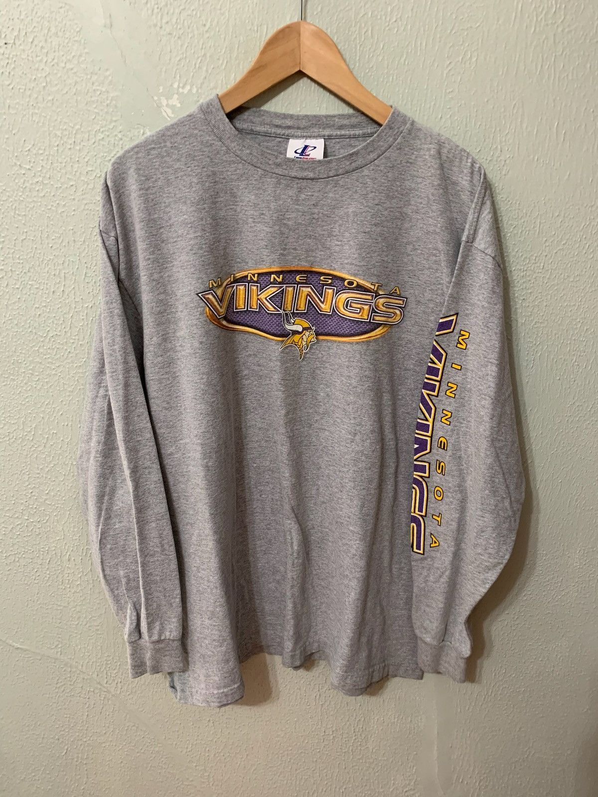 Logo Athletic Vintage Vikings Logo Longsleeve Size US L / EU 52-54 / 3 - 1 Thumbnail
