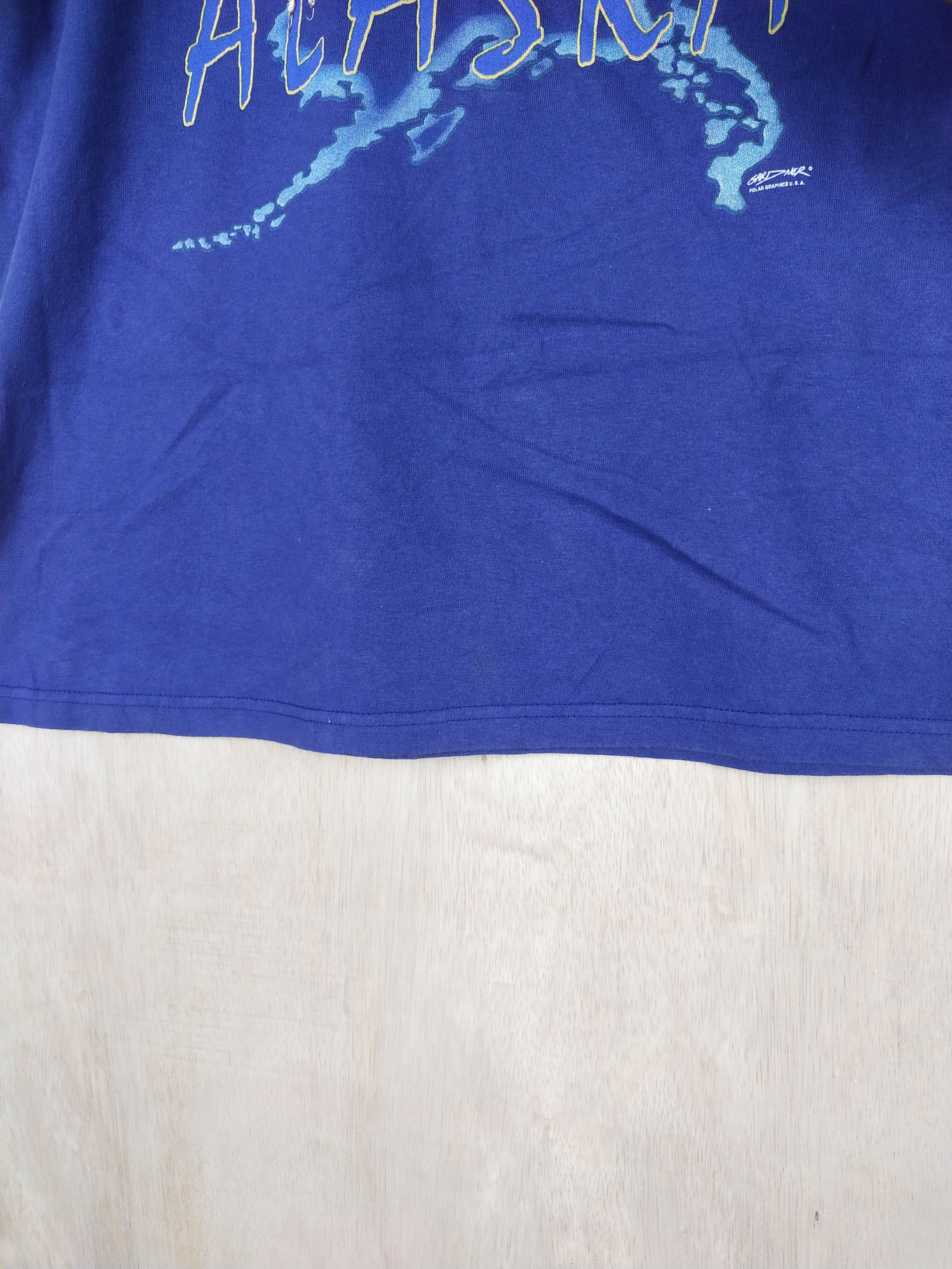 Anvil Alaska eagle american Anvil Blue T-shirt #3555 Size US L / EU 52-54 / 3 - 4 Thumbnail