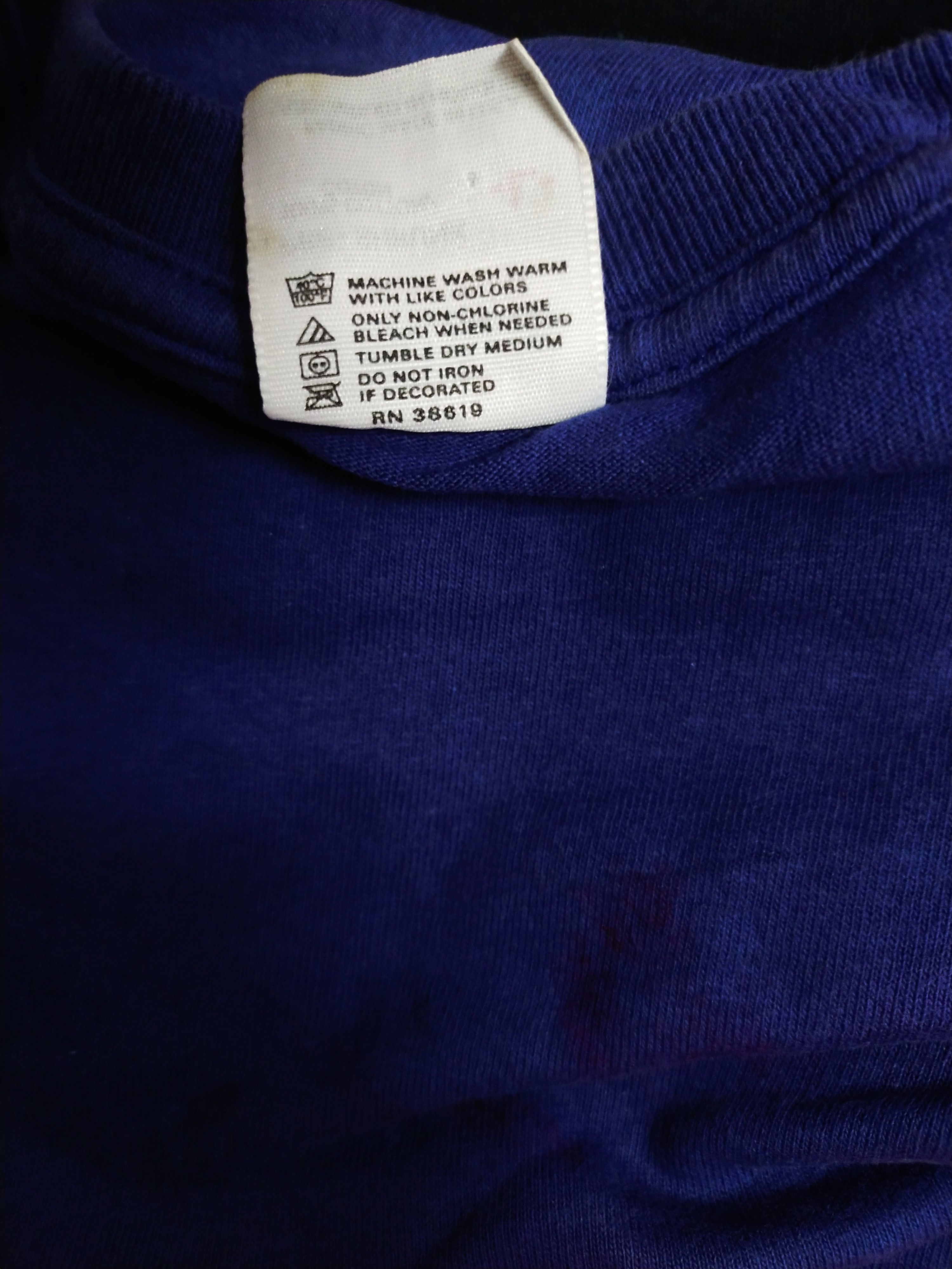 Anvil Alaska eagle american Anvil Blue T-shirt #3555 Size US L / EU 52-54 / 3 - 14 Thumbnail