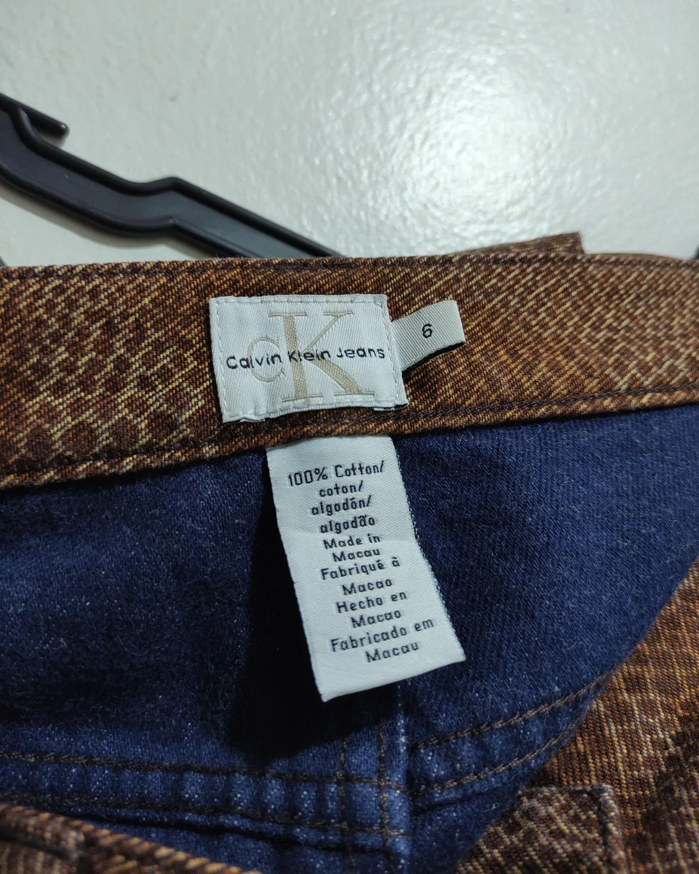 Calvin Klein × Designer Calvin Klein Pyton Snake Printed Jeans pants Size US 30 / EU 46 - 6 Thumbnail