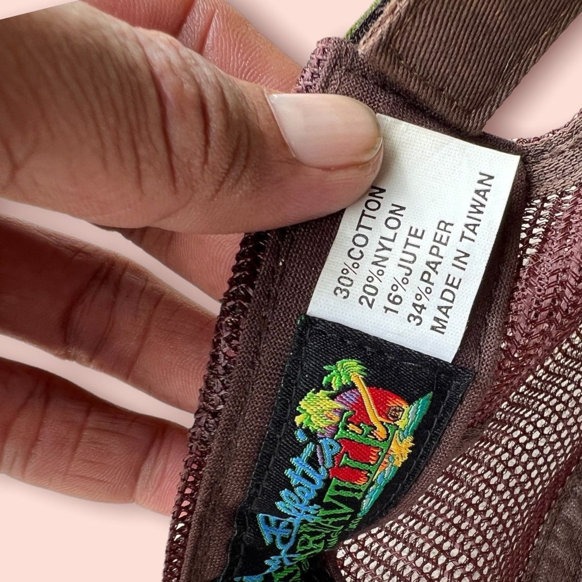 Other VINTAGE JIMMY BUFFETS MARGARITA VILLE WOVEN TRUCKER HAT Size ONE SIZE - 14 Thumbnail