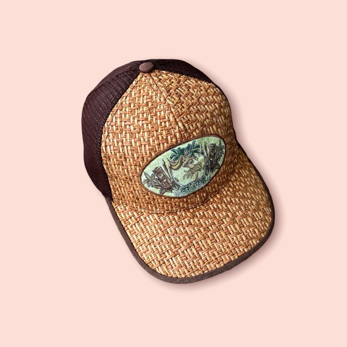 Other VINTAGE JIMMY BUFFETS MARGARITA VILLE WOVEN TRUCKER HAT Size ONE SIZE - 3 Thumbnail