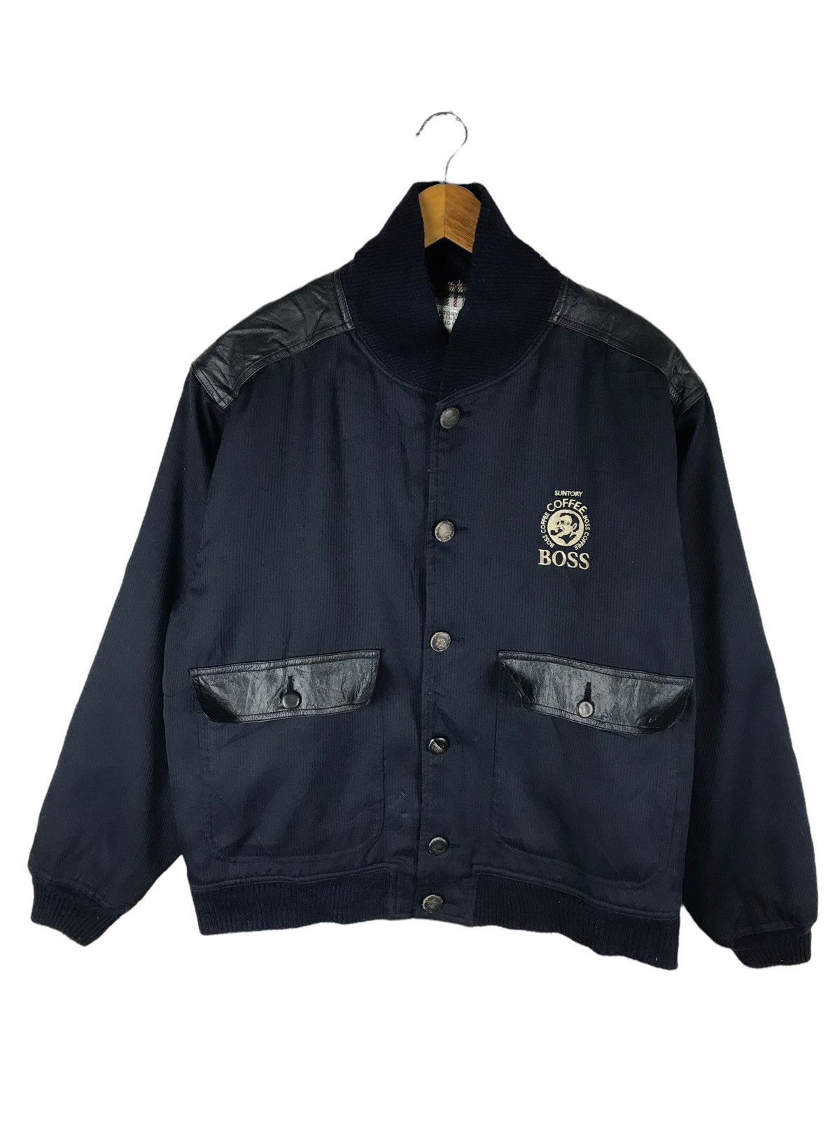 Vintage 🔥SALE🔥SUNTORY BOSS COFFEE BOMBER JACKET RACING BRAND Size US L / EU 52-54 / 3 - 1 Thumbnail