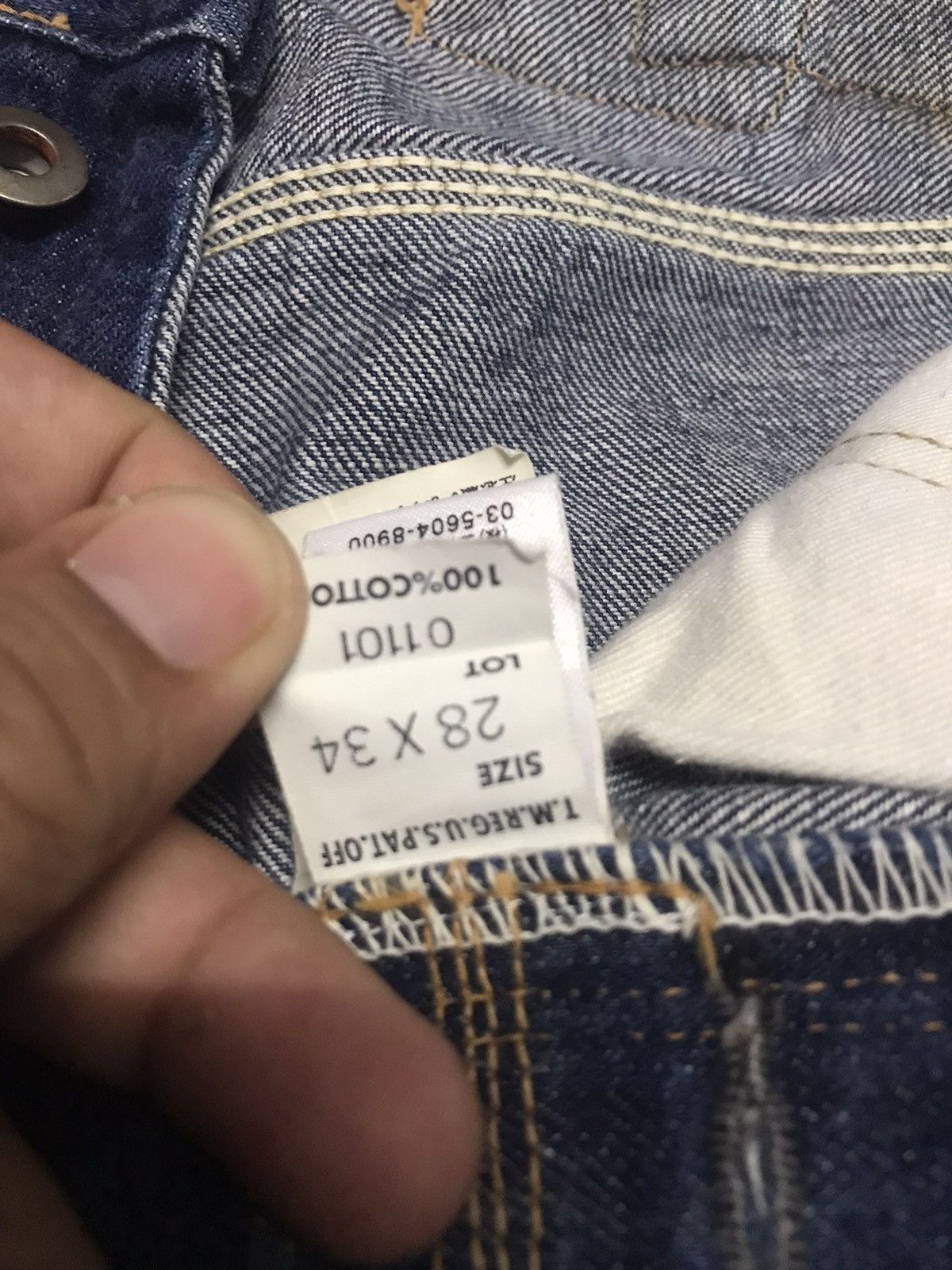 Lee Vintage Reproduction H.D Lee Buckle Back Jeans Size US 28 / EU 44 - 15 Thumbnail