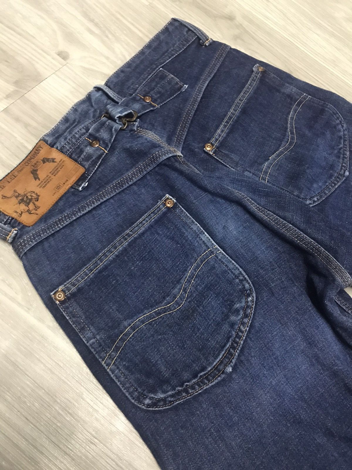Lee Vintage Reproduction H.D Lee Buckle Back Jeans Size US 28 / EU 44 - 10 Thumbnail