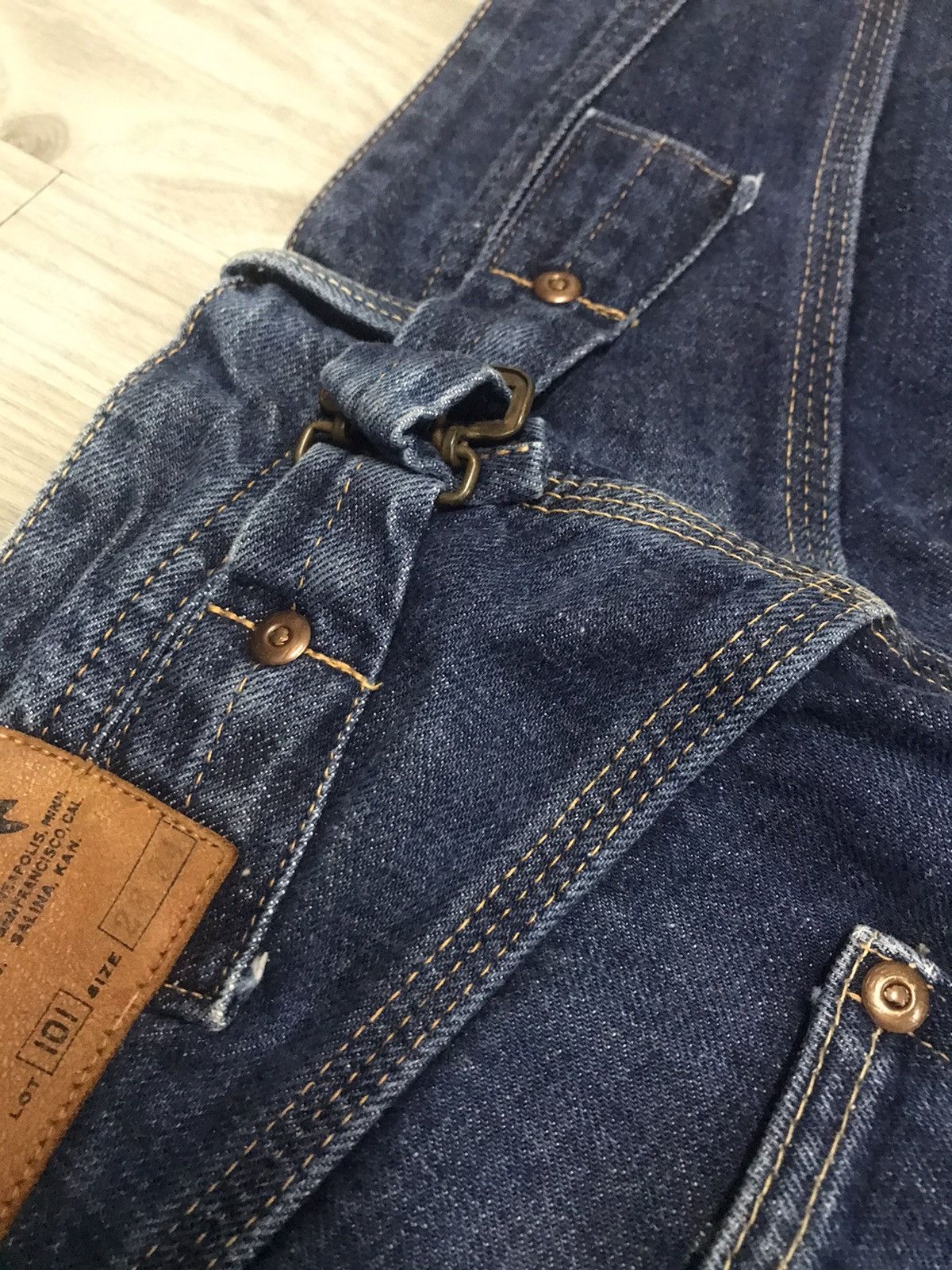 Lee Vintage Reproduction H.D Lee Buckle Back Jeans Size US 28 / EU 44 - 12 Thumbnail