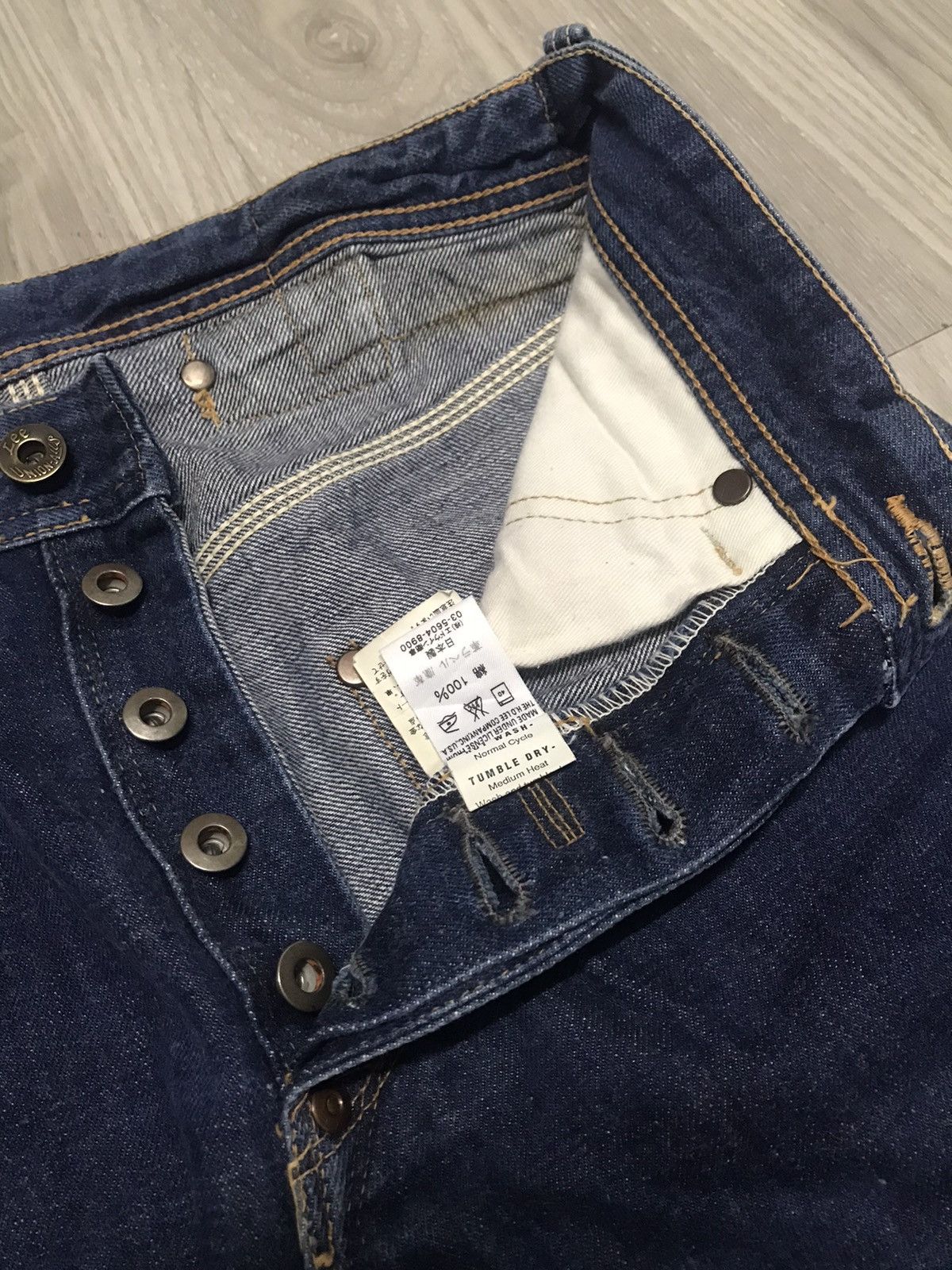 Lee Vintage Reproduction H.D Lee Buckle Back Jeans Size US 28 / EU 44 - 13 Thumbnail