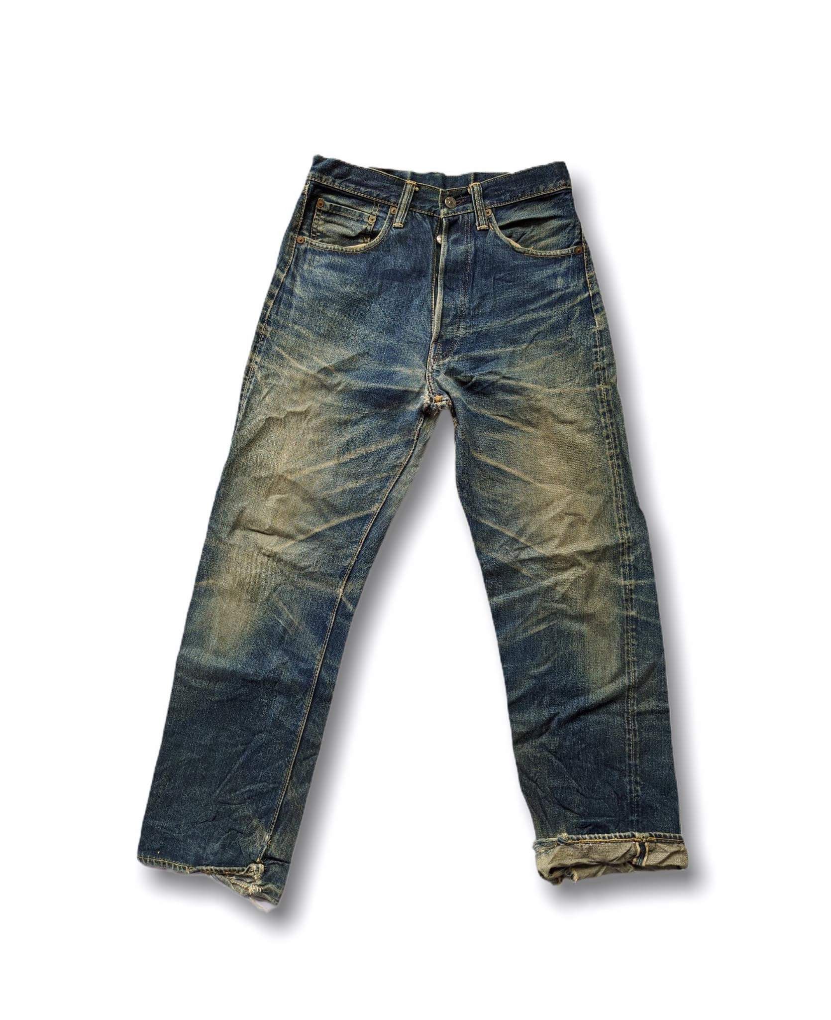 Japanese Warehouse distressed selvedge jeans