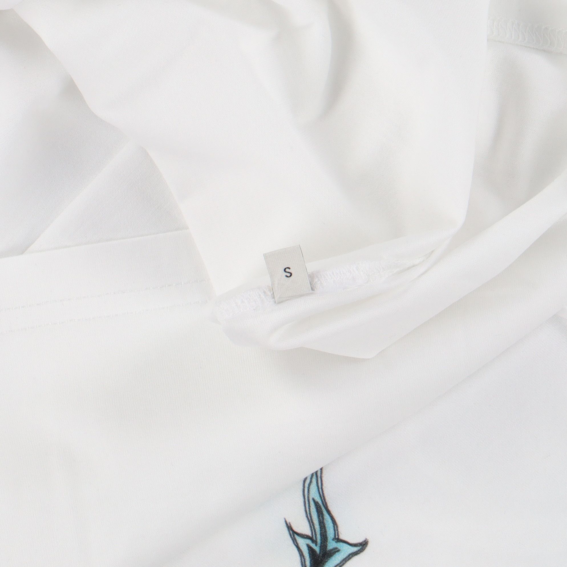 Givenchy White Flowers and Birds Logo T-Shirt Size US S / EU 44-46 / 1 - 7 Thumbnail