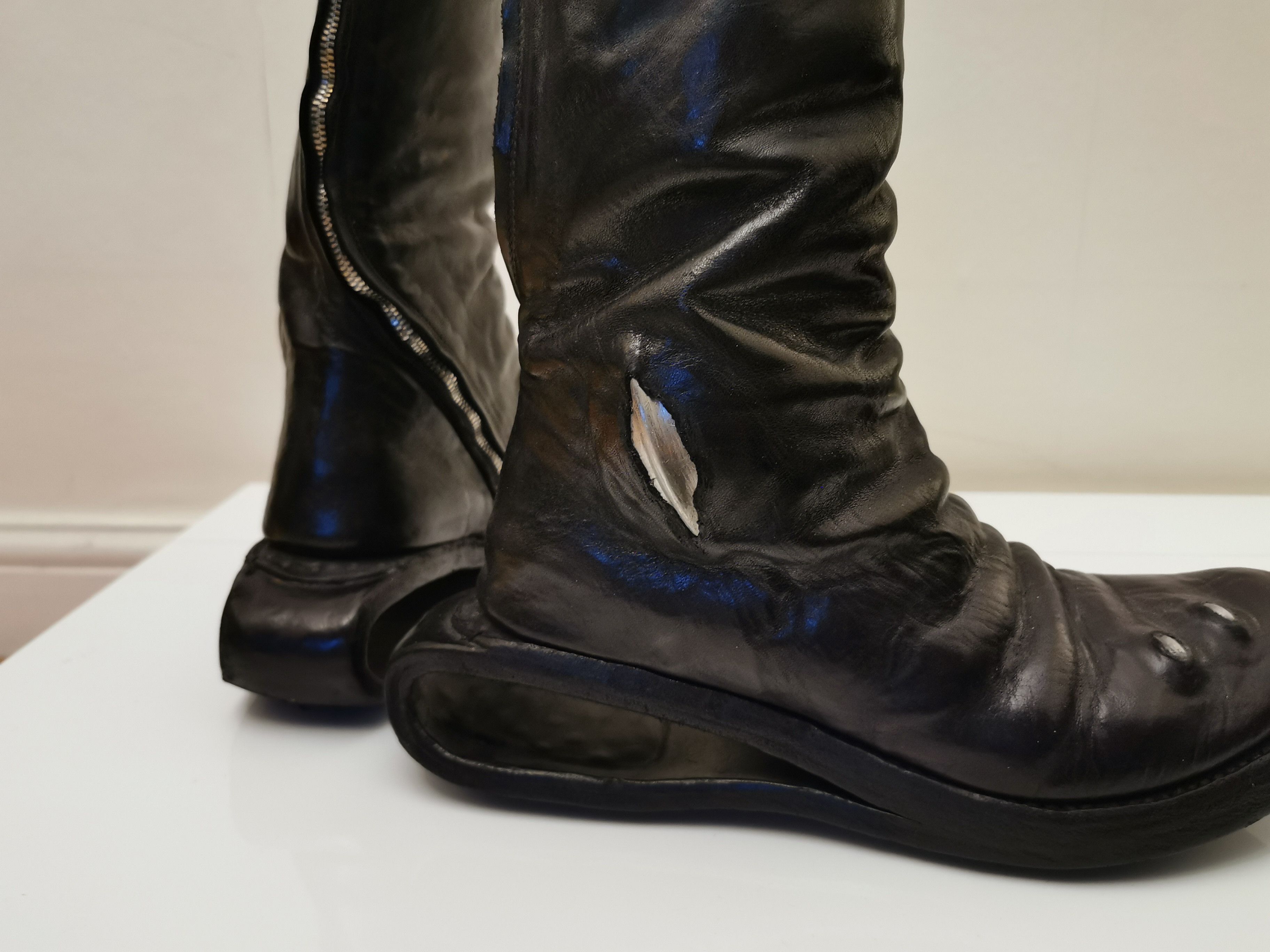 Carol Christian Poell CCP U Sole Titanium Boots Carol Christian 