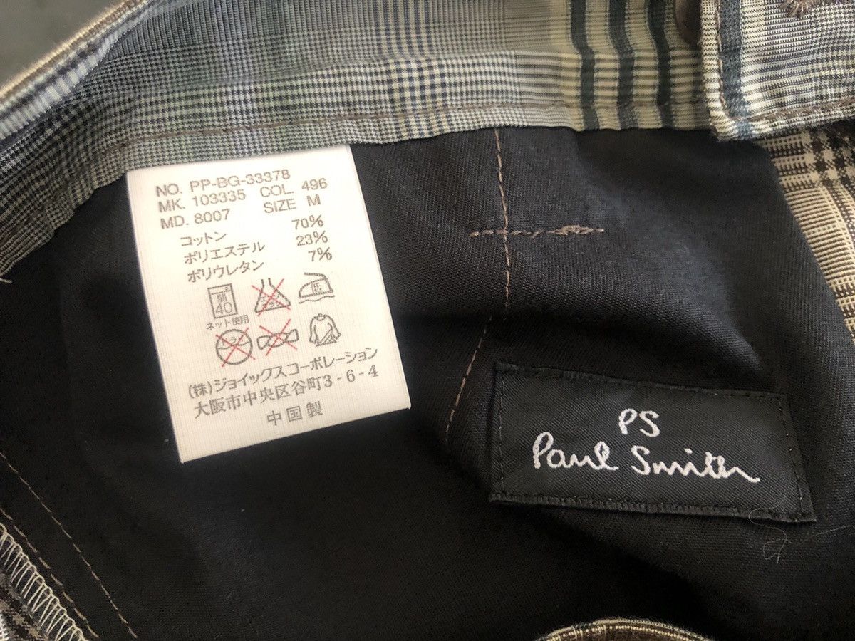 Paul Smith Vintage Paul Smith Checkered Waxed Trouser Pant Size US 30 / EU 46 - 19 Thumbnail