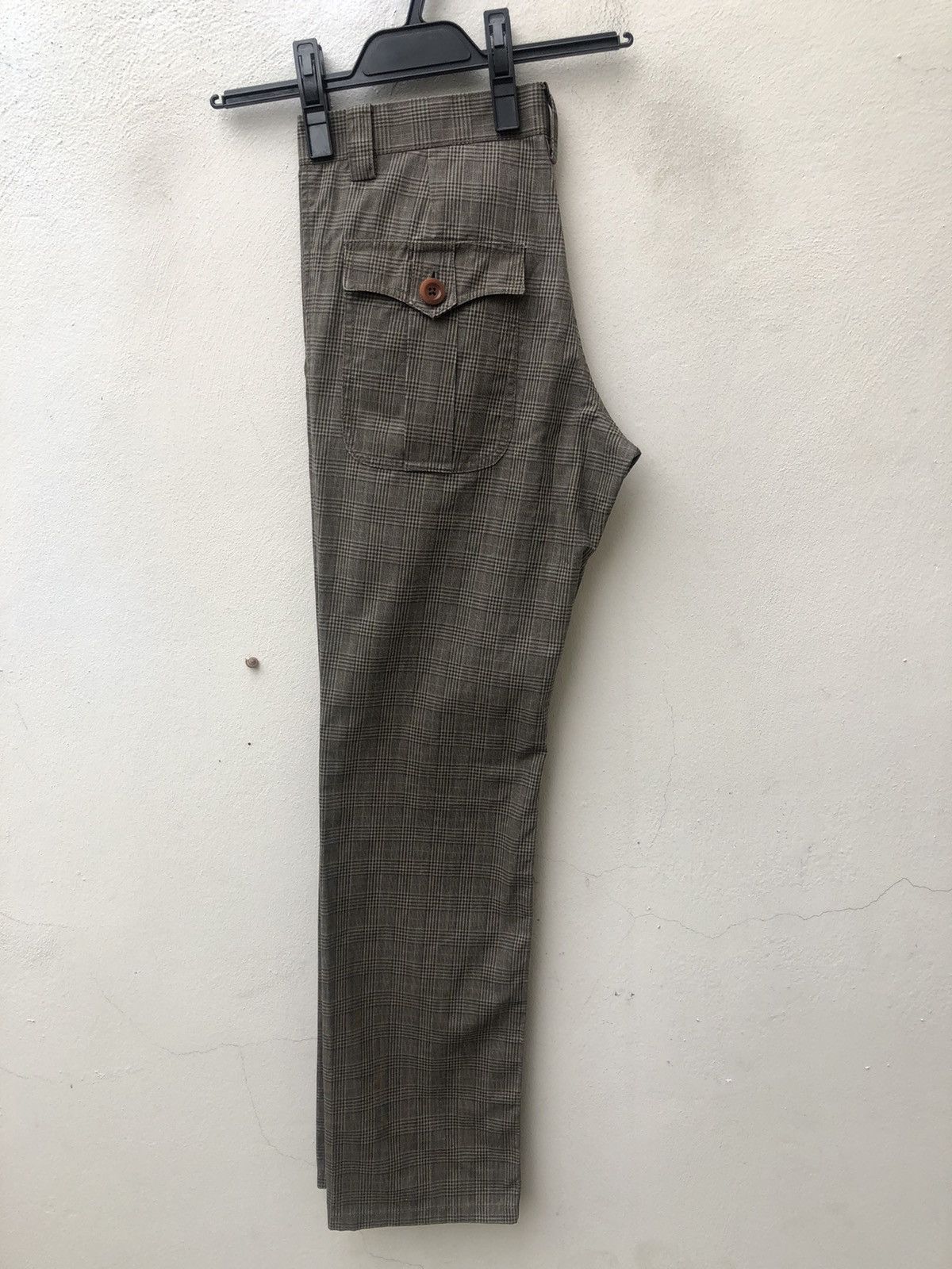 Paul Smith Vintage Paul Smith Checkered Waxed Trouser Pant Size US 30 / EU 46 - 15 Thumbnail