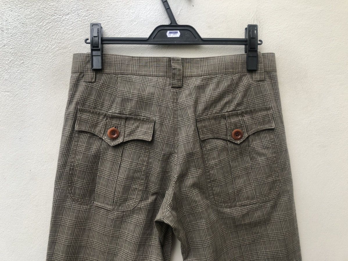 Paul Smith Vintage Paul Smith Checkered Waxed Trouser Pant Size US 30 / EU 46 - 12 Thumbnail