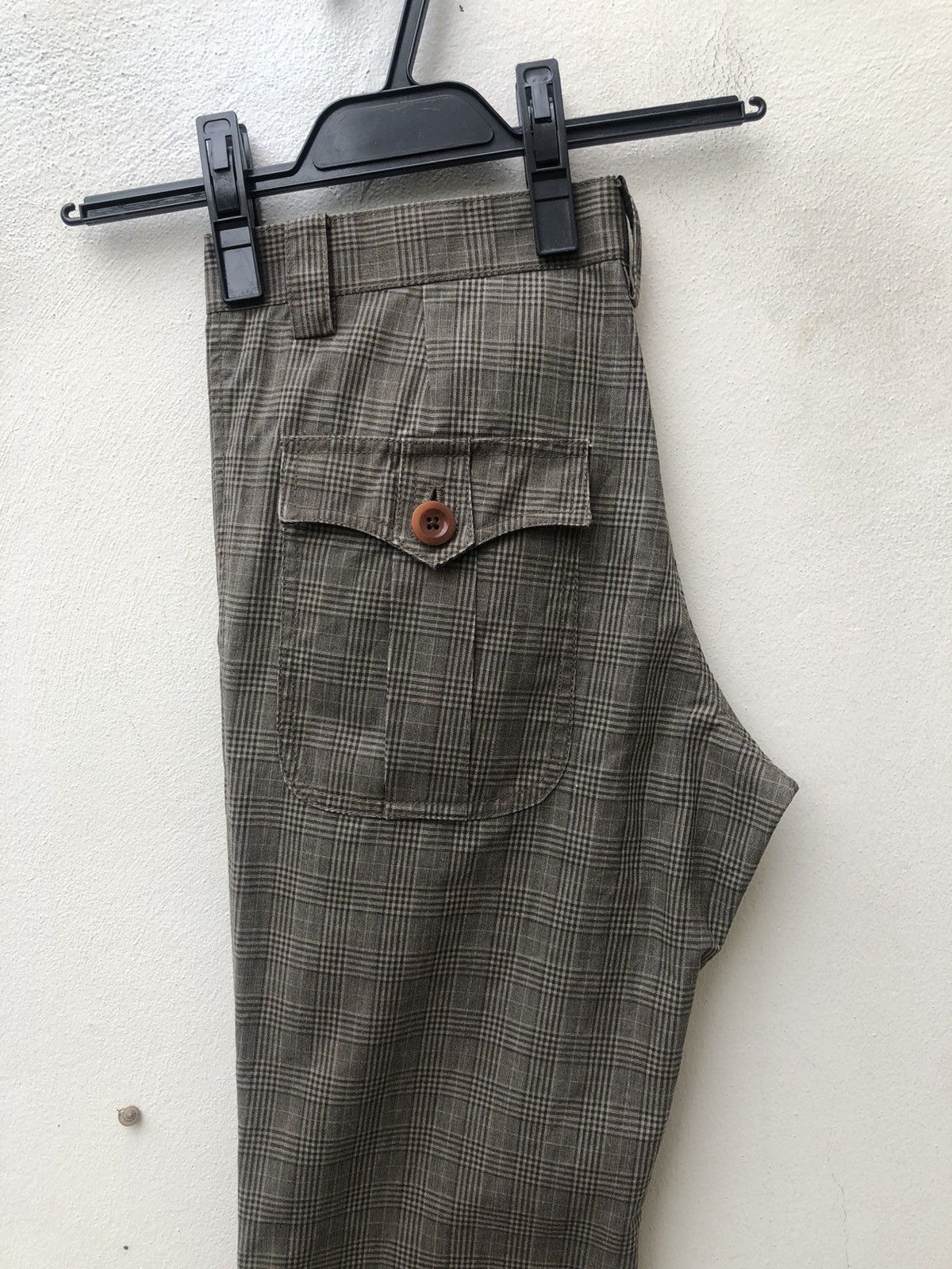 Paul Smith Vintage Paul Smith Checkered Waxed Trouser Pant Size US 30 / EU 46 - 16 Thumbnail