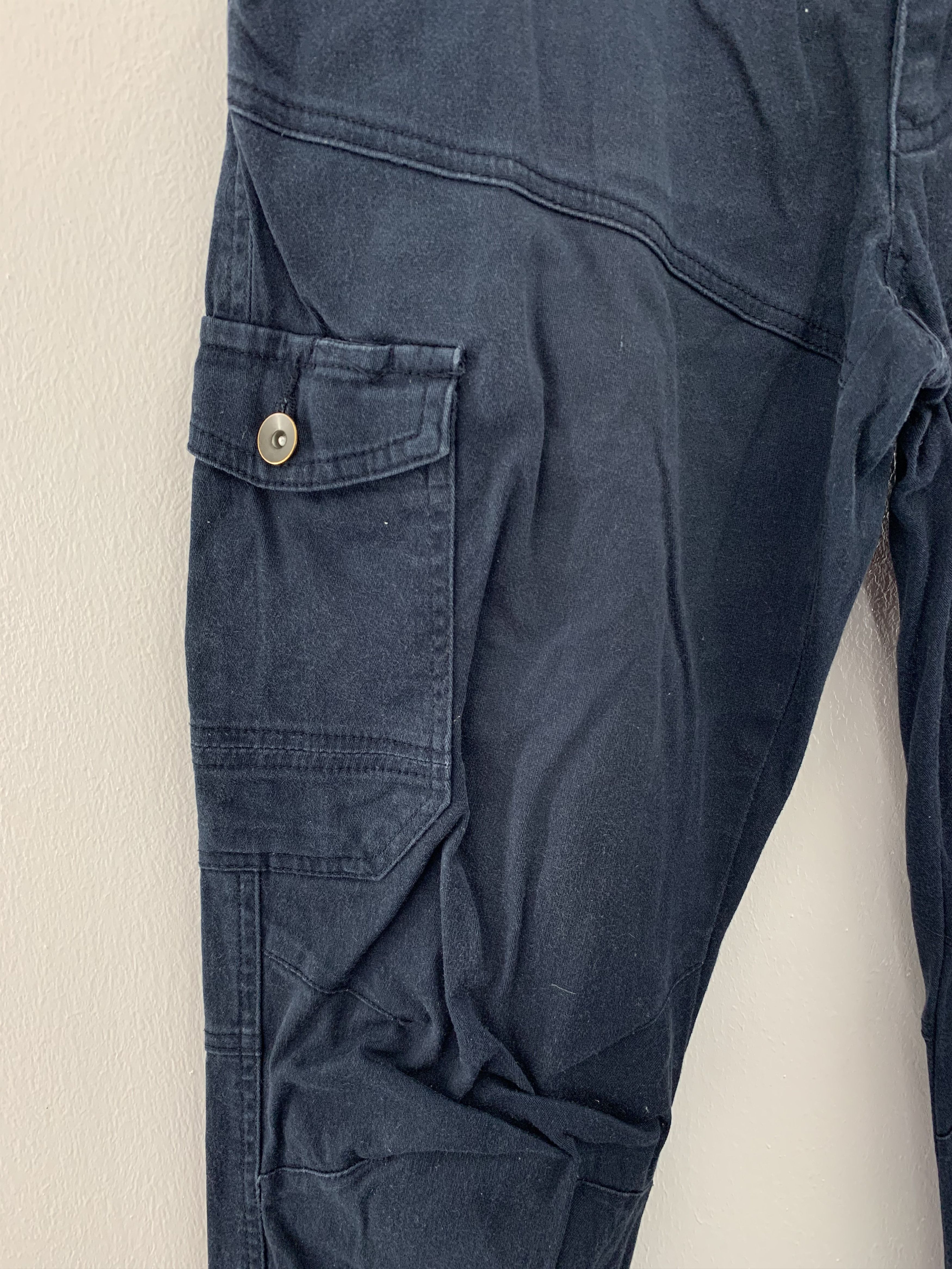 Japanese Brand × Vintage Blue Cargo Pants Vintage size 31 Size US 31 - 5 Thumbnail