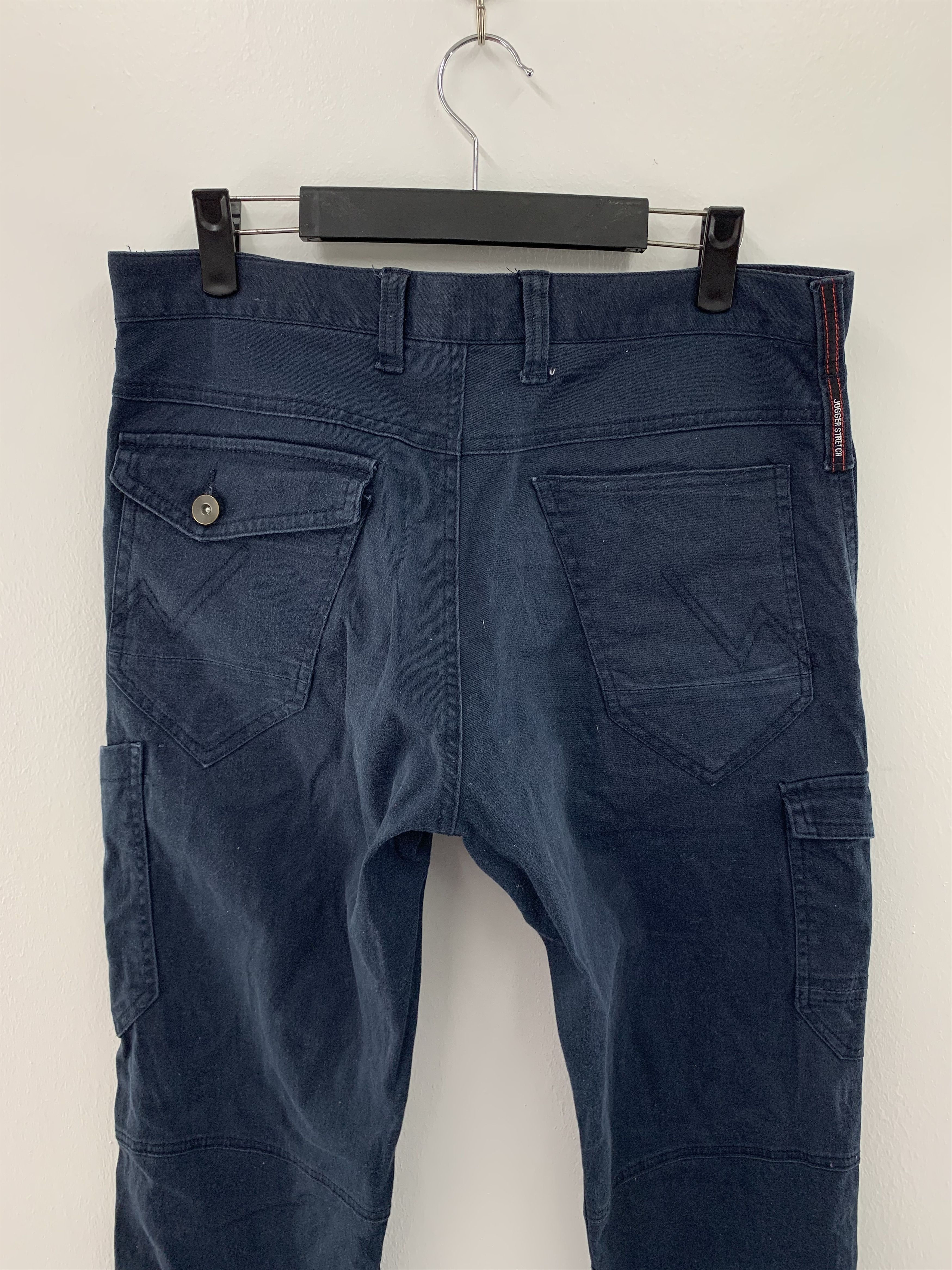 Japanese Brand × Vintage Blue Cargo Pants Vintage size 31 Size US 31 - 8 Thumbnail