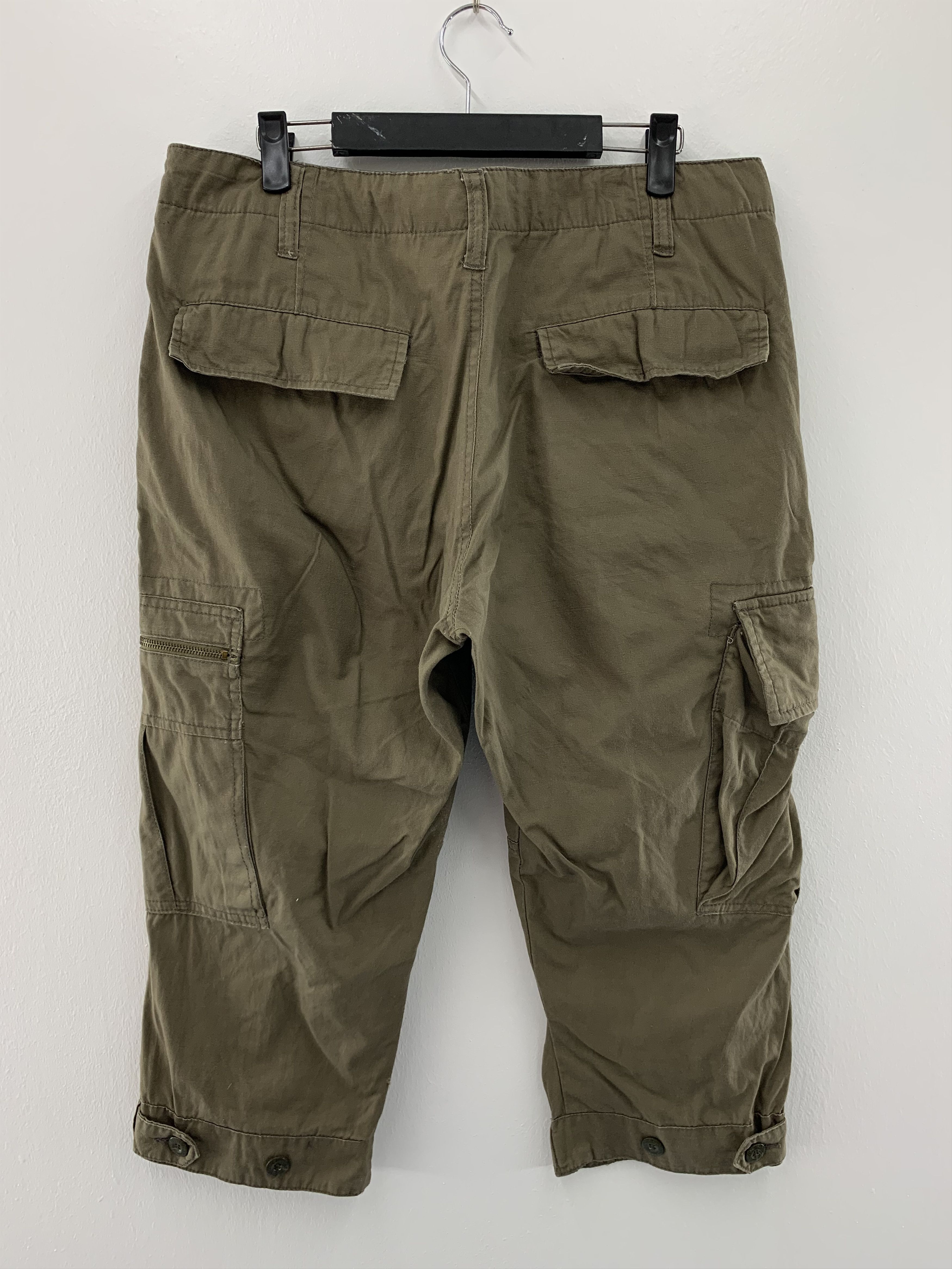 Japanese Brand × Vintage Vintage Cargo Pants, 3/4 Pants size 34 Size US 34 / EU 50 - 5 Thumbnail
