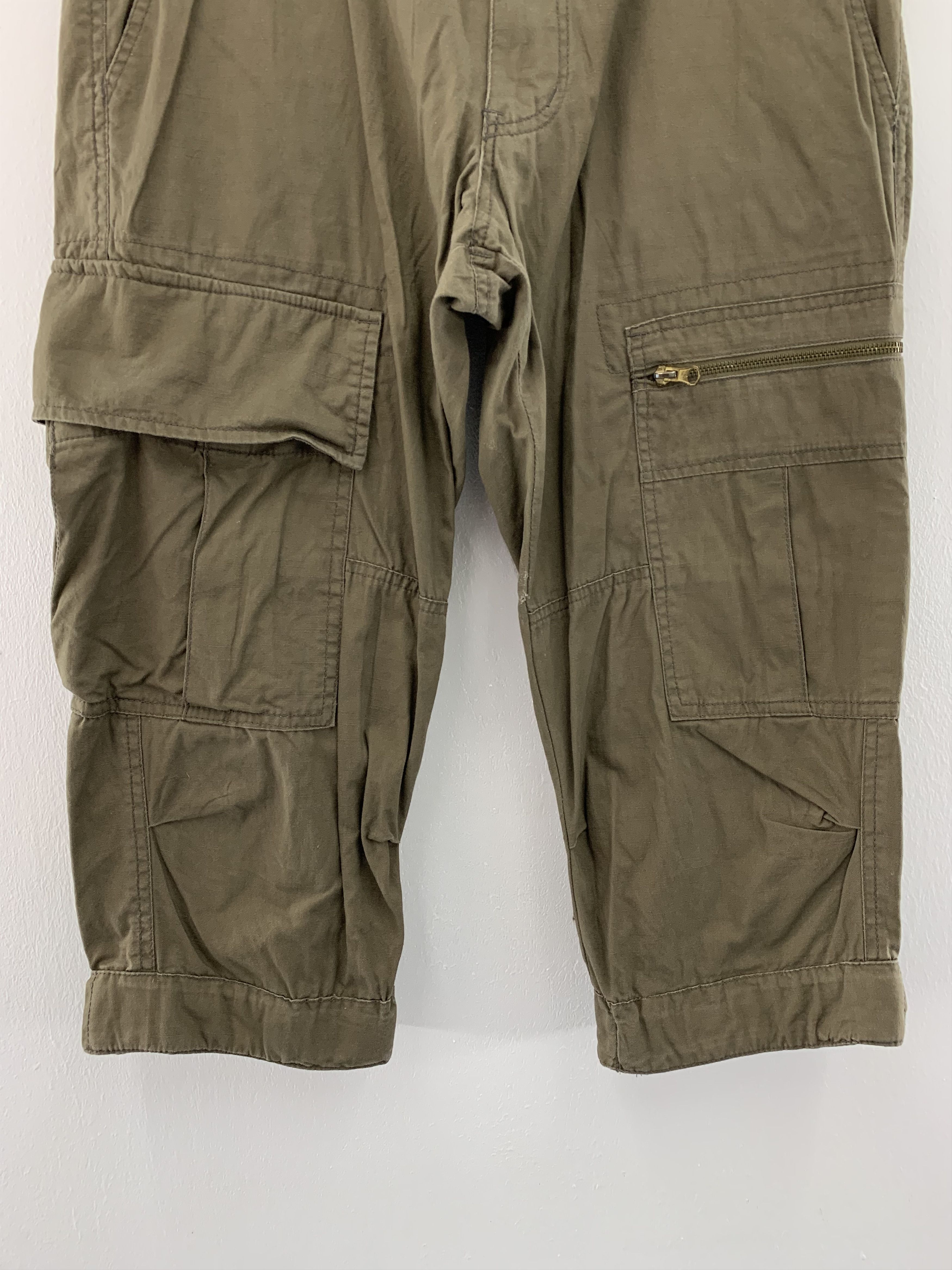 Japanese Brand × Vintage Vintage Cargo Pants, 3/4 Pants size 34 Size US 34 / EU 50 - 2 Thumbnail