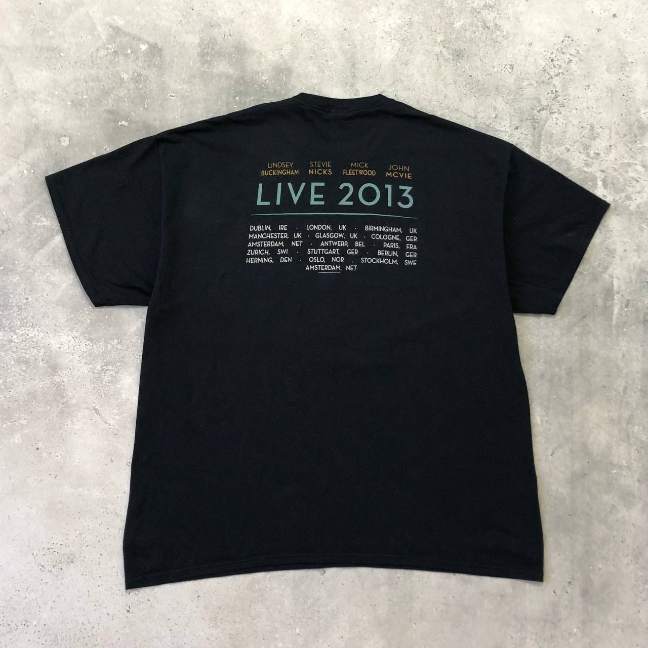 Band Tees 2013 Fleetwood Mac Band Tour T Shirt Black Size XXL Size US XXL / EU 58 / 5 - 2 Thumbnail