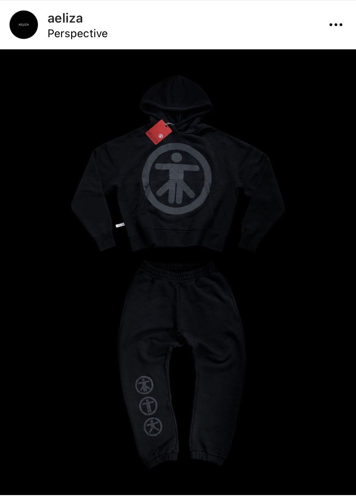 Other triple black aeliza cuffed puff print sweatpants joggers Size US 33 - 11 Thumbnail