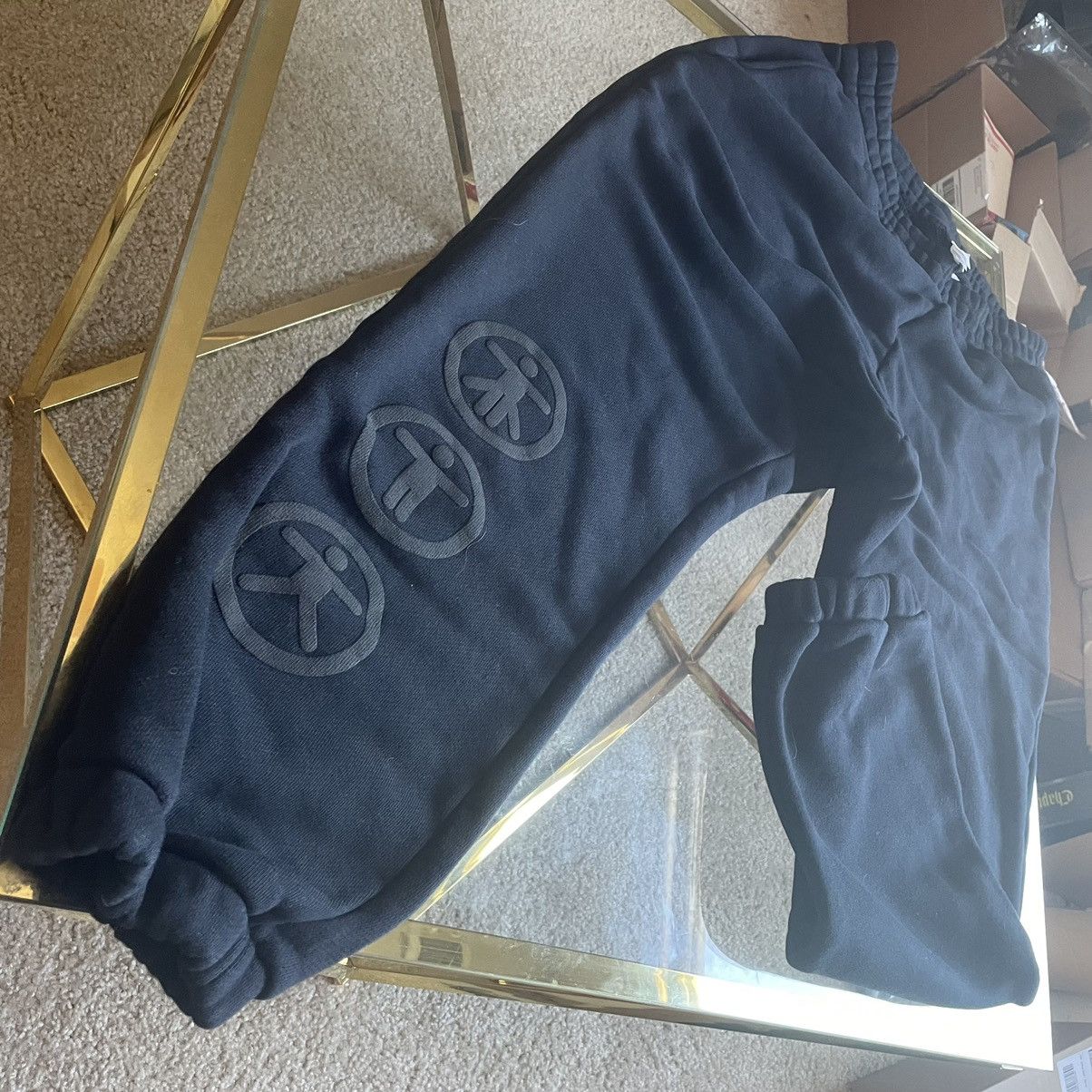 Other triple black aeliza cuffed puff print sweatpants joggers Size US 33 - 2 Thumbnail