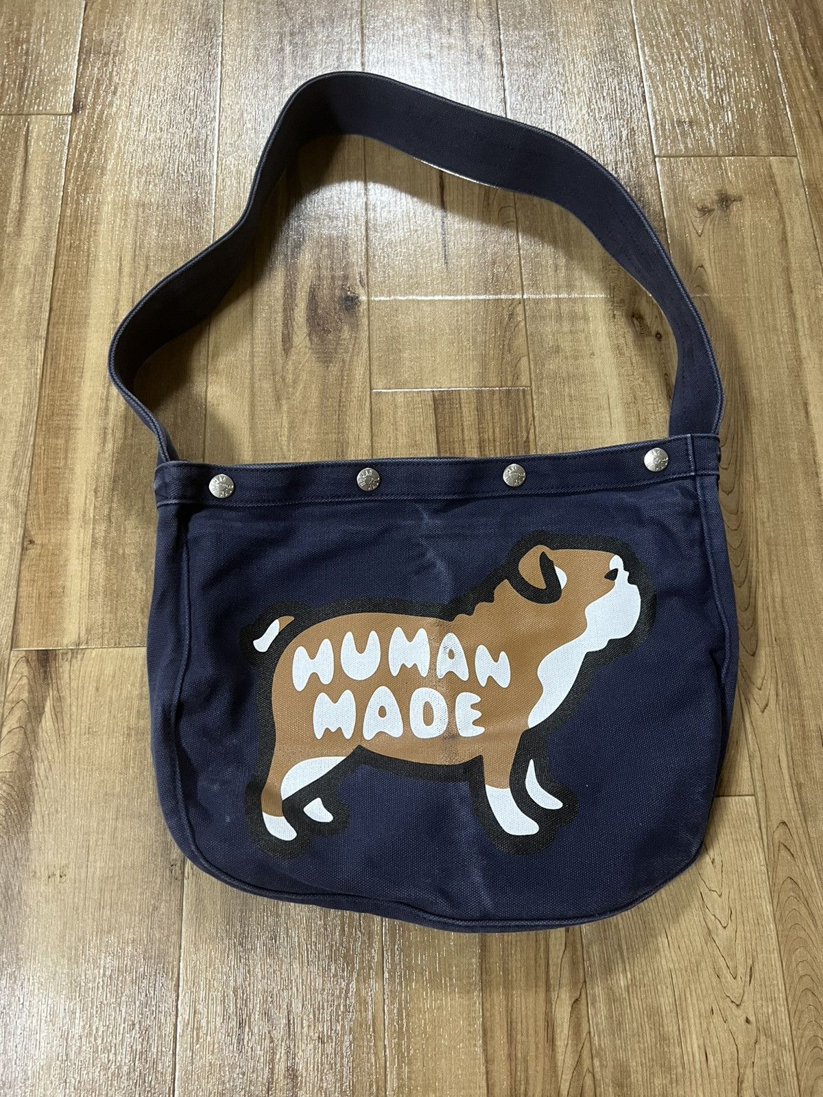 Human Made Human Made Paperboy Dog Bag Navy | Grailed