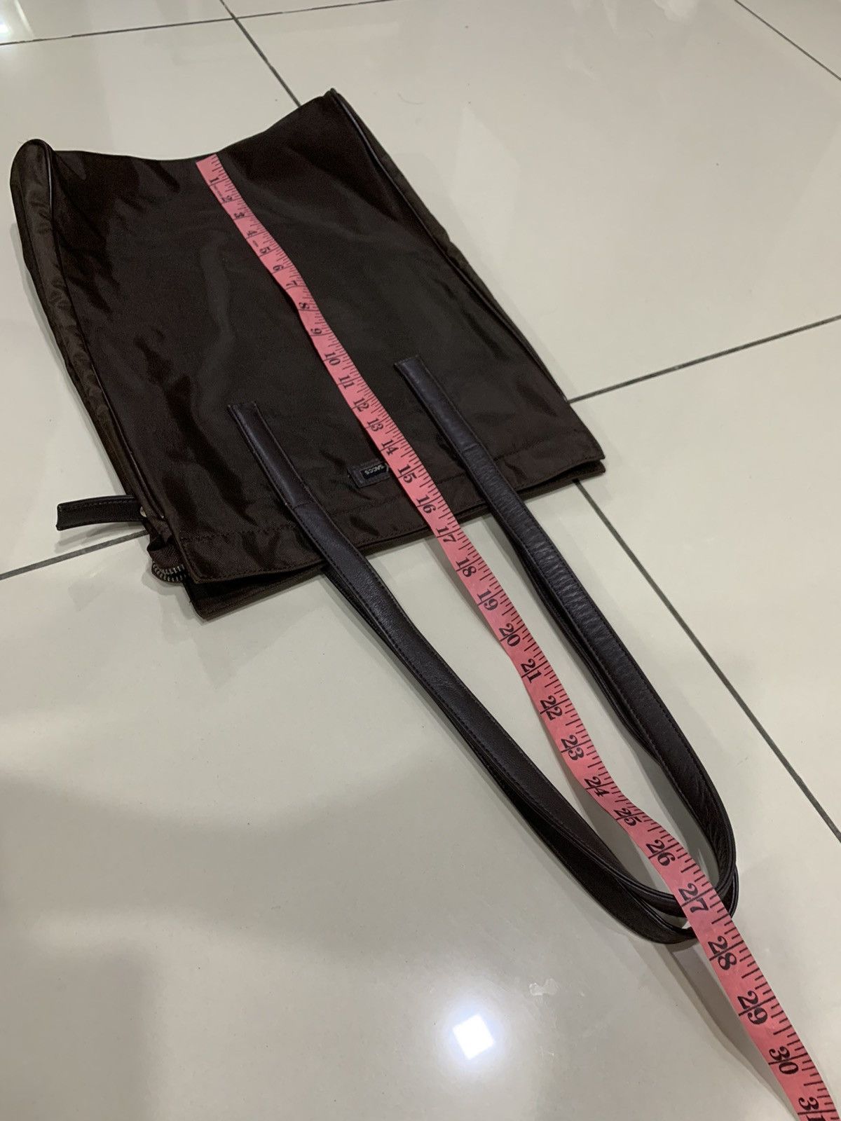 Yohji Yamamoto Y'SACCS YOHJI YAMAMOTO BROWN NYLON TOTE BAG Size ONE SIZE - 4 Thumbnail