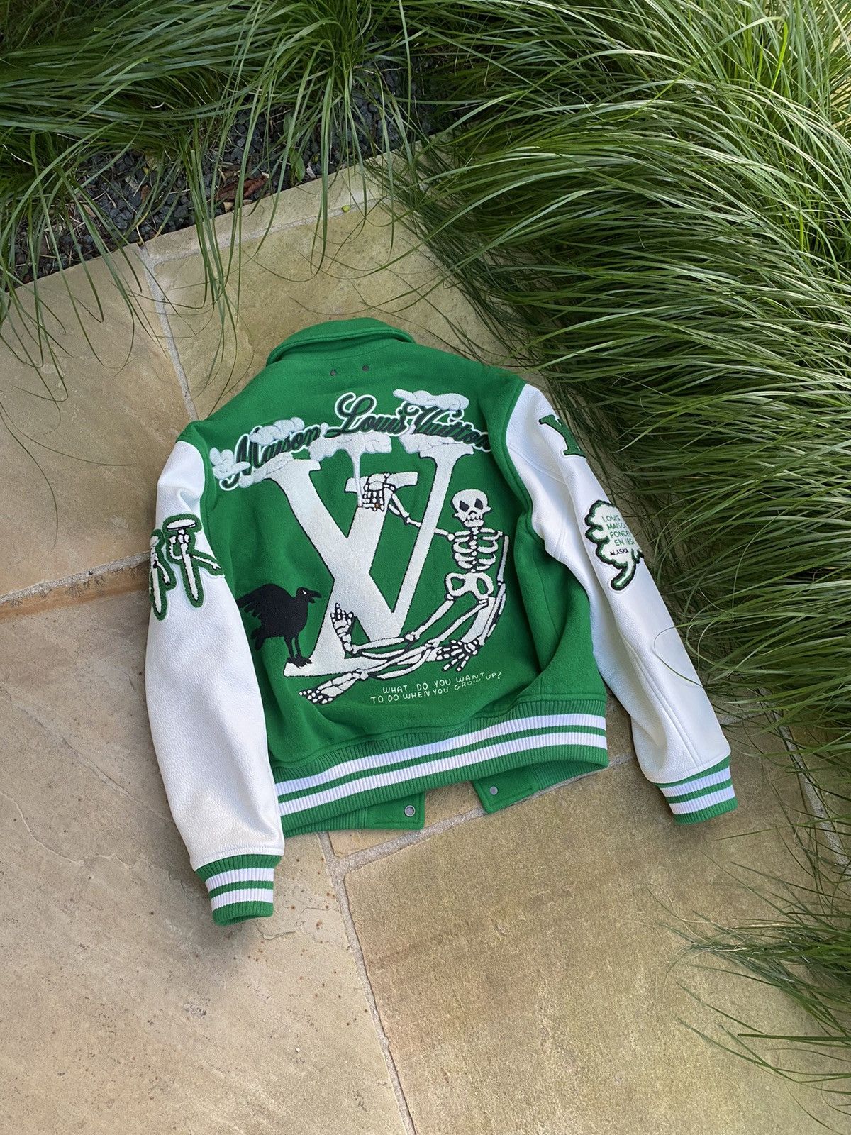 Louis Vuitton Louis Vuitton Virgil Abloh Wizard of Oz Varsity Jacket (46), Grailed